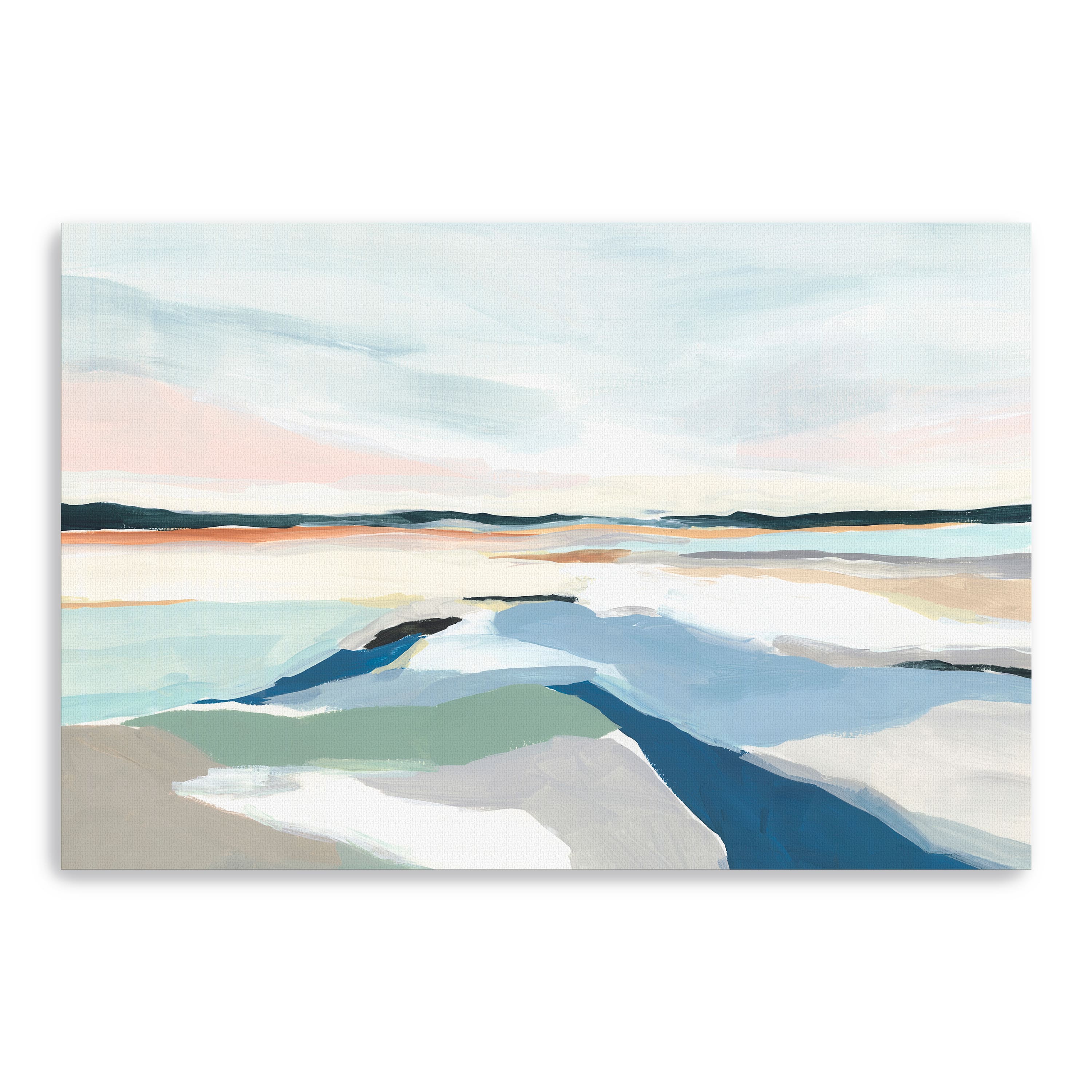 Lumaprints Seaside Day I Canvas Gicl&#xE9;e