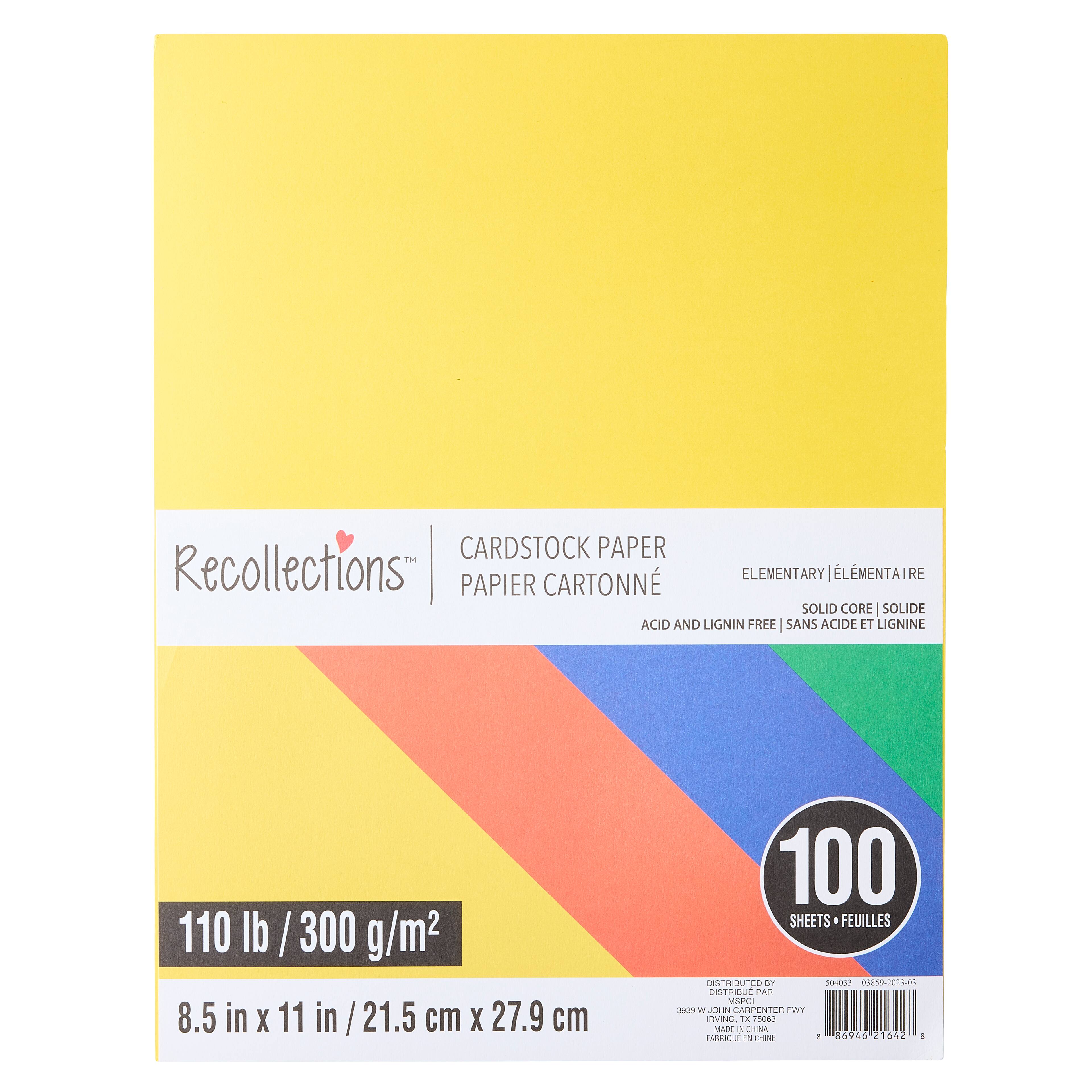 8.5"x11" 100 ct., 110Lb Heavyweight Cardstock Paper by Recollections™-Bulk Pack - Picture 49 of 74