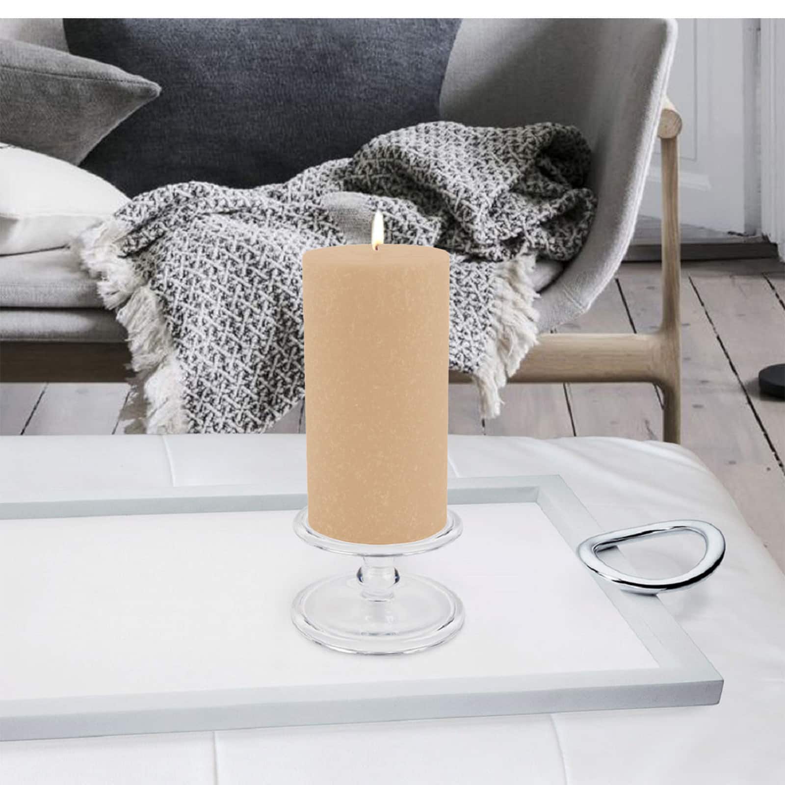 Root Candles 3" x 6" Unscented Timberline™ Pillar Candle