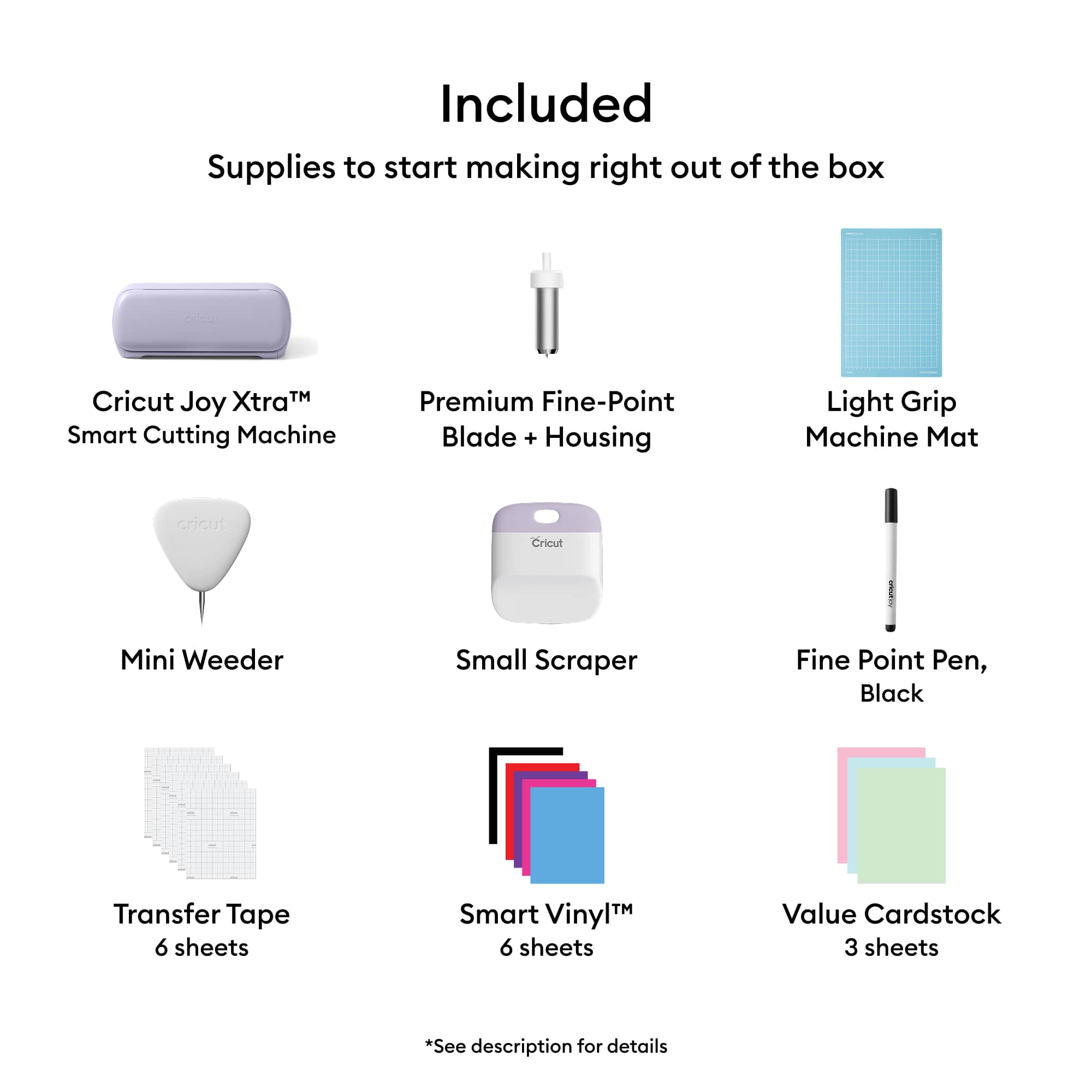 Cricut Joy Xtra&#x2122; in Lavender &#x26; Basics Bundle
