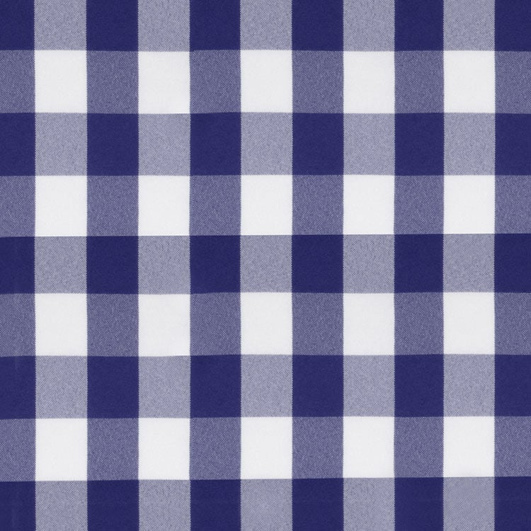 Royal Blue Picnic Check Poplin