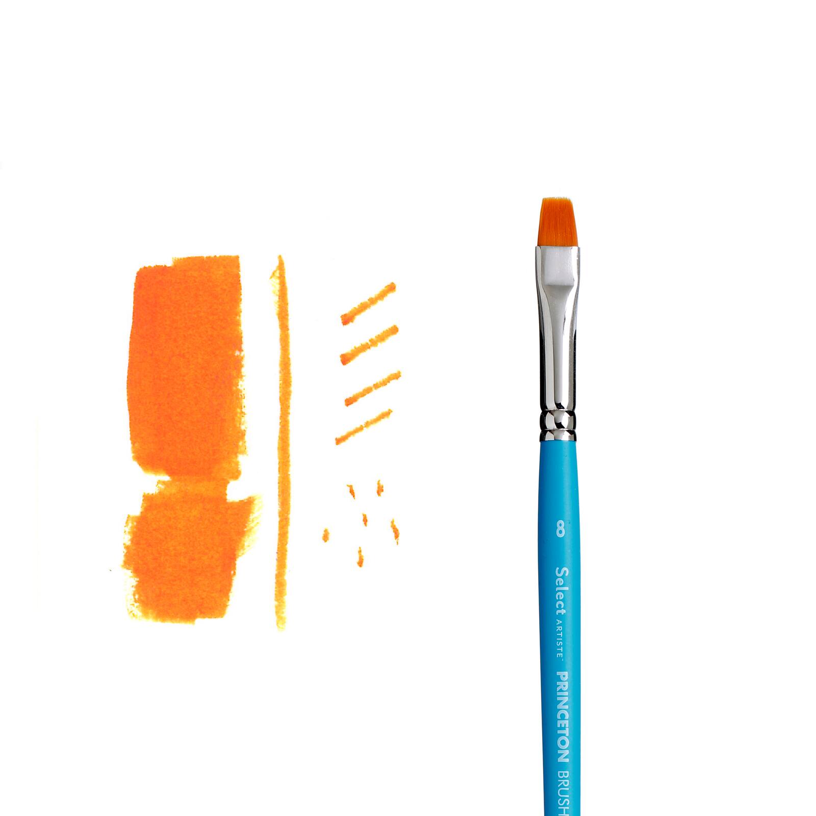 Princeton&#x2122; Select&#x2122; Artiste Series 3750 Short Handle Chisel Blender Brush