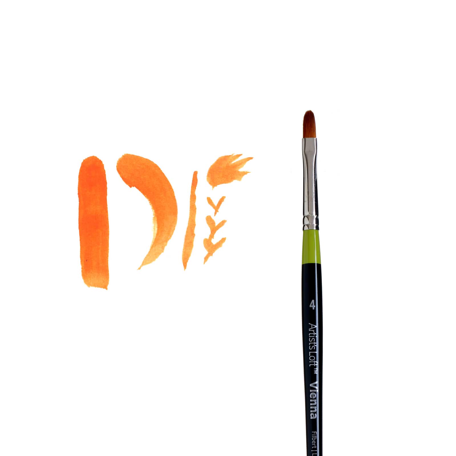 12 Pack: Vienna Golden Taklon Short Handle Filbert Brush by Artist's Loft™