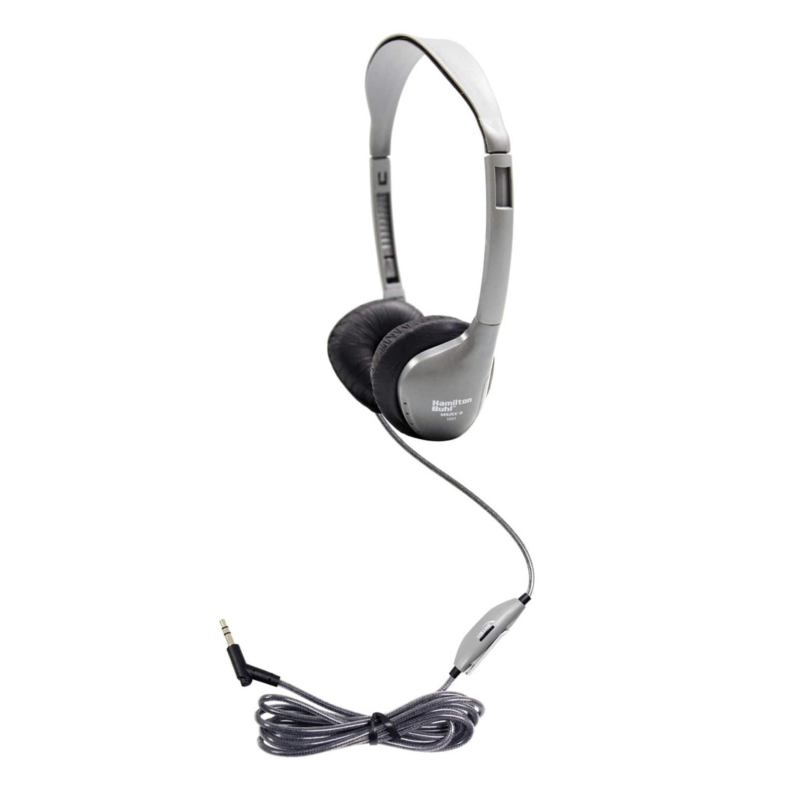 HamiltonBuhl&#xAE; MS2LV Personal Stereo/Mono Volume Control Headphones 