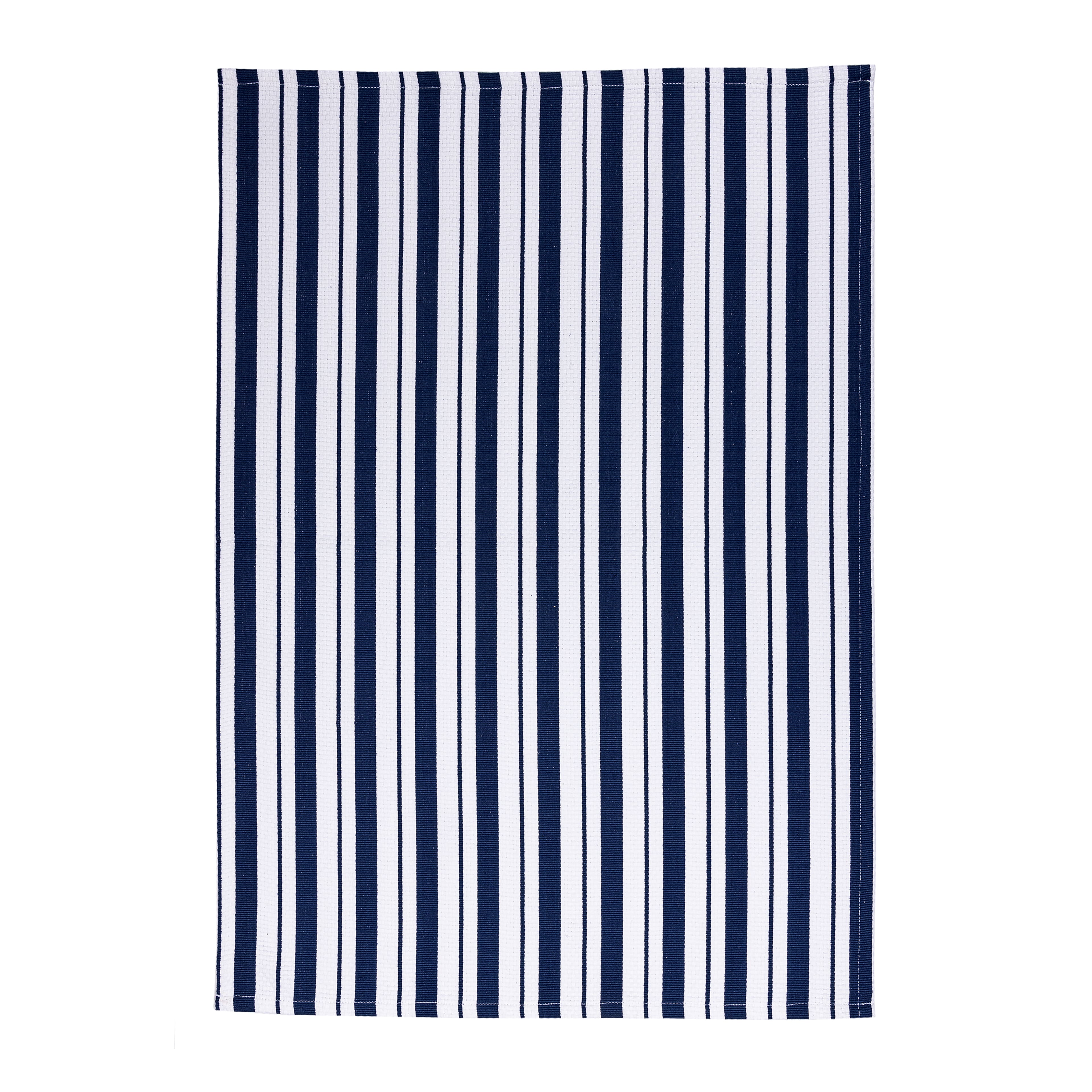 MUkitchen Blue Basketweave Kitchen Towel