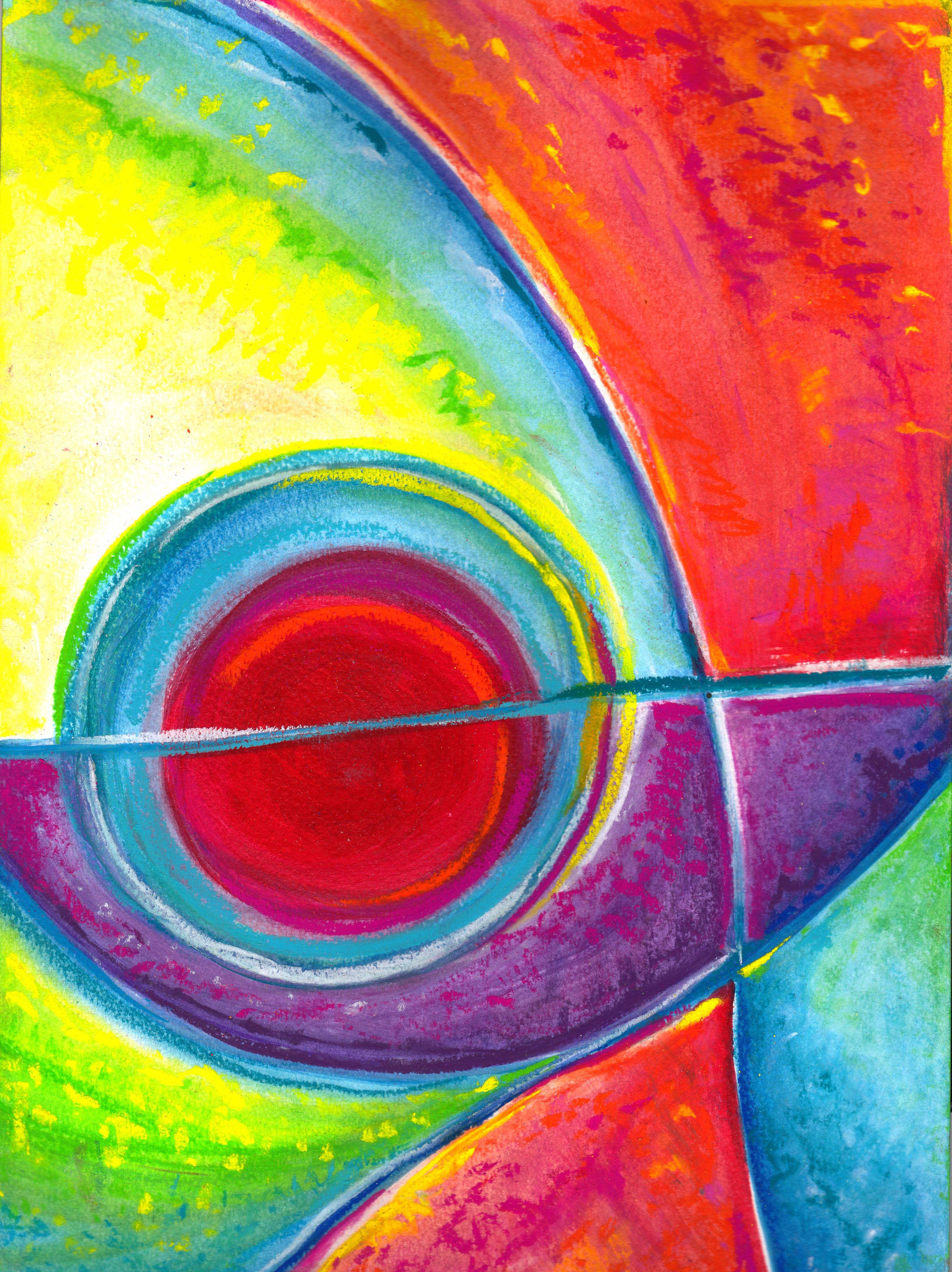 Bright Stripes Paint & Pastel Mash Up Art Pack