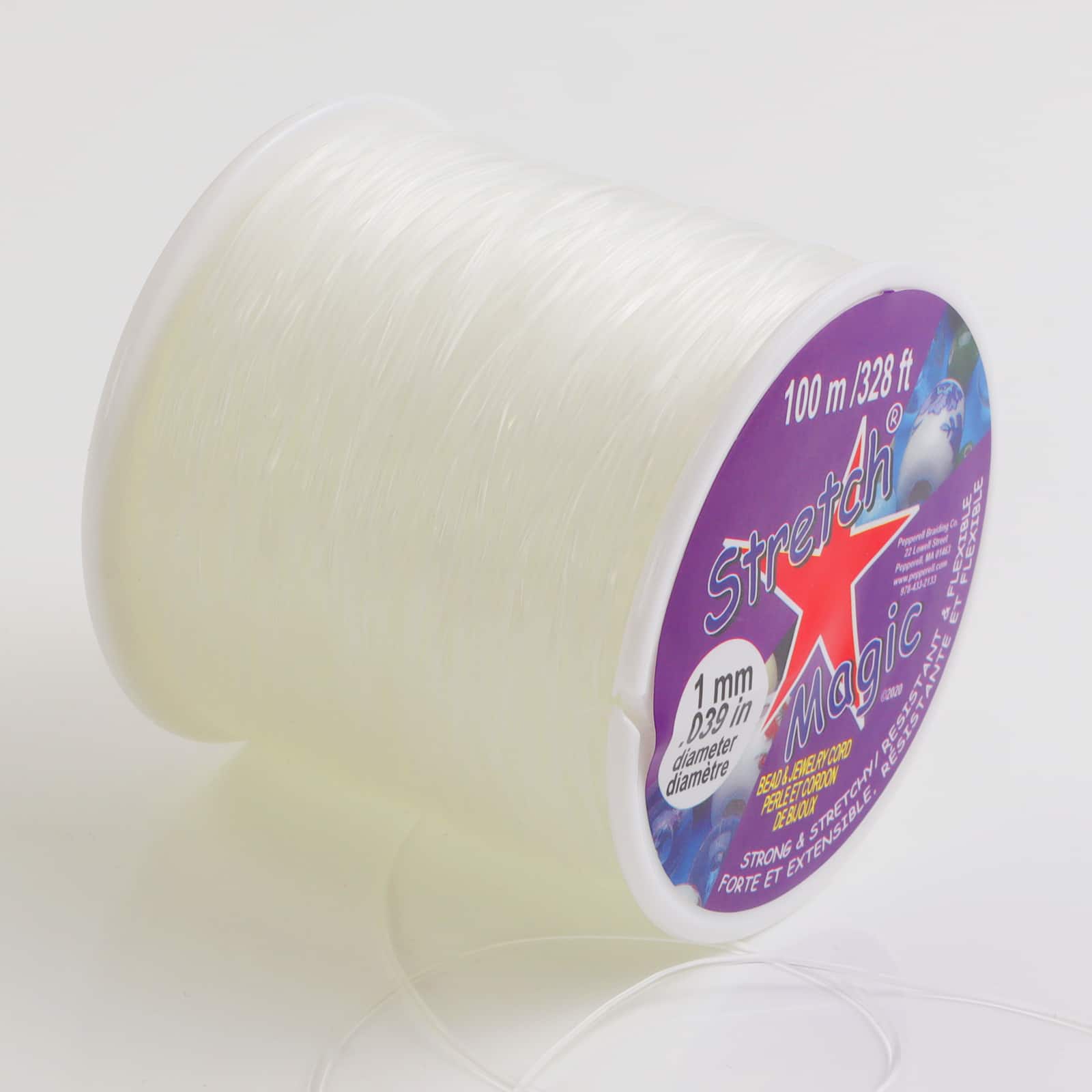 6 Pack: Stretch Magic® 1mm Clear Bead & Jewelry Cord, 100m