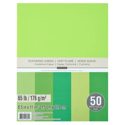Recollections® Feathered Greens Cardstock Paper