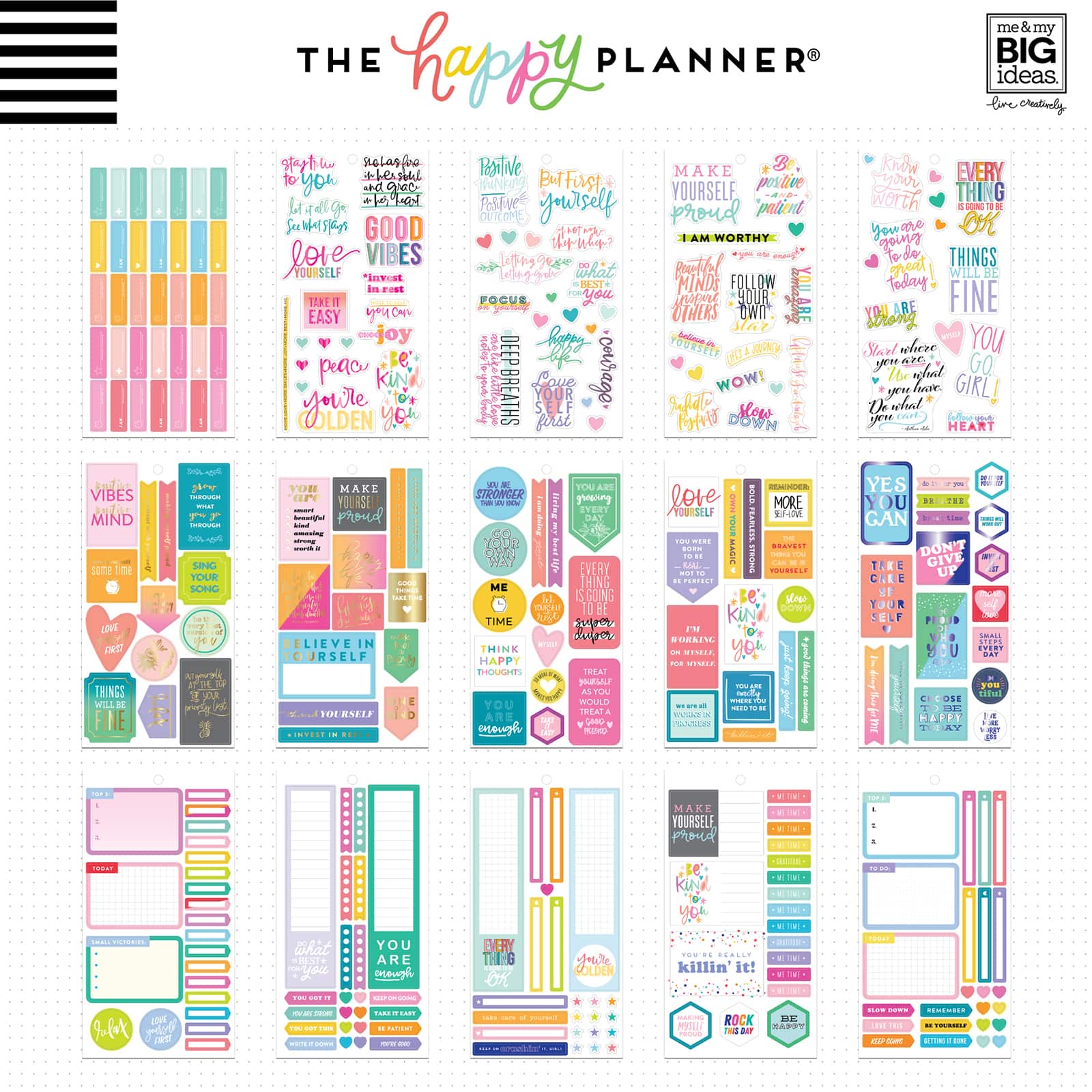 The Happy Planner® Encouragement Sticker Value Pack