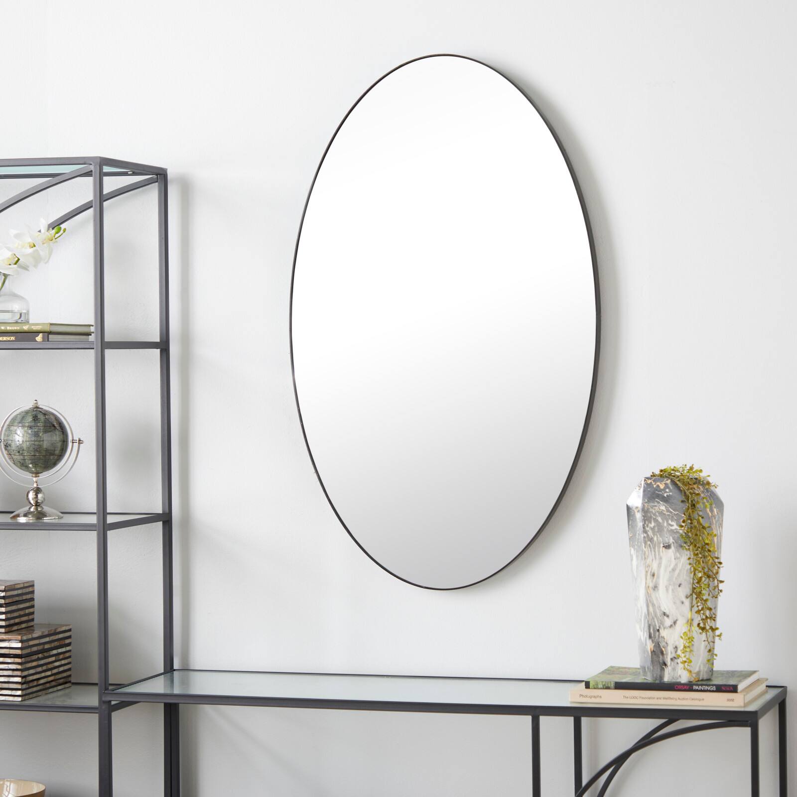 Black Contemporary Wall Mirror