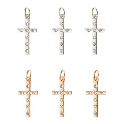 Charmalong™ Bling Cross Charms by Bead Landing™ image