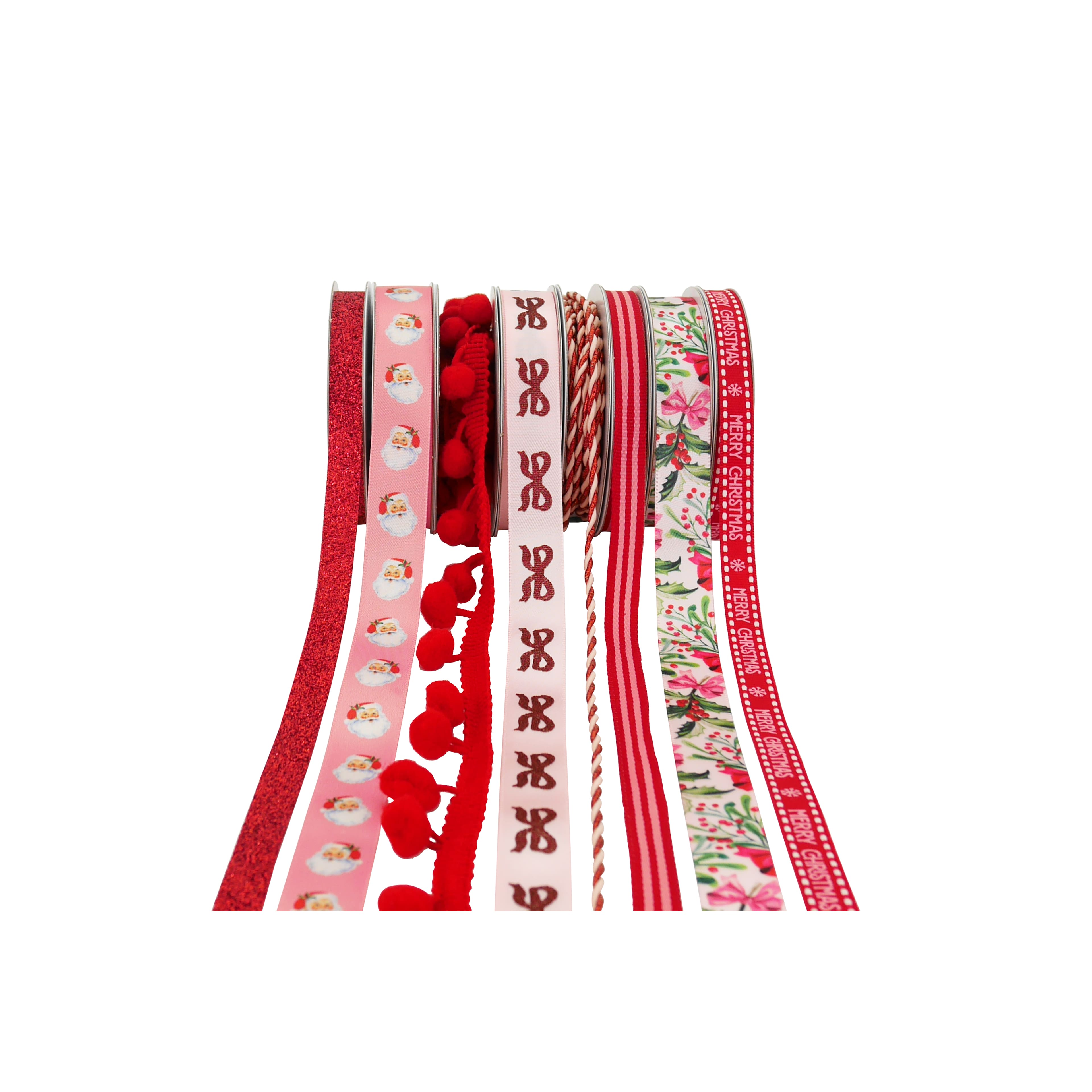Holly Jolly Christmas Value Pack Ribbon by Celebrate It&#xAE;
