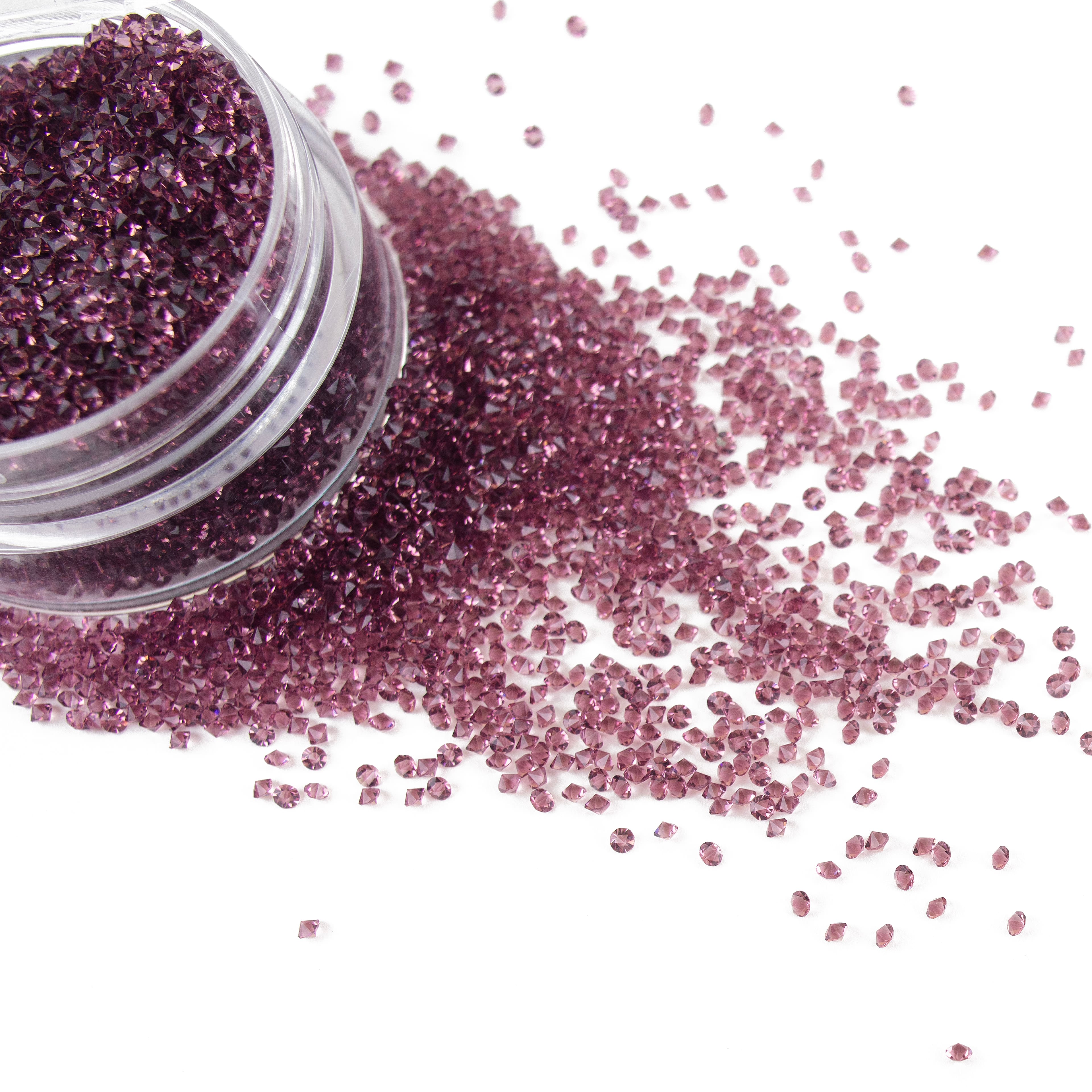 1.2mm Glass Micro Rhinestones by Bead Landing™, 0.7oz.