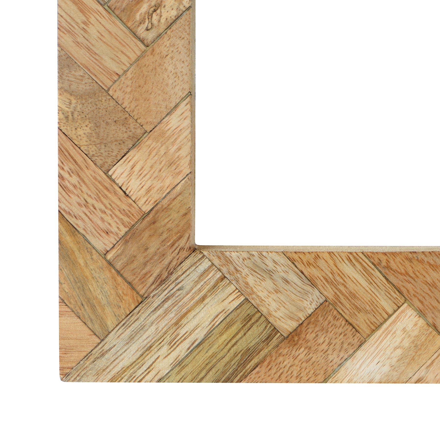 5&#x22; x 7&#x22; Natural Herringbone Wood Tabletop Frame, Atelier by Studio D&#xE9;cor&#xAE;