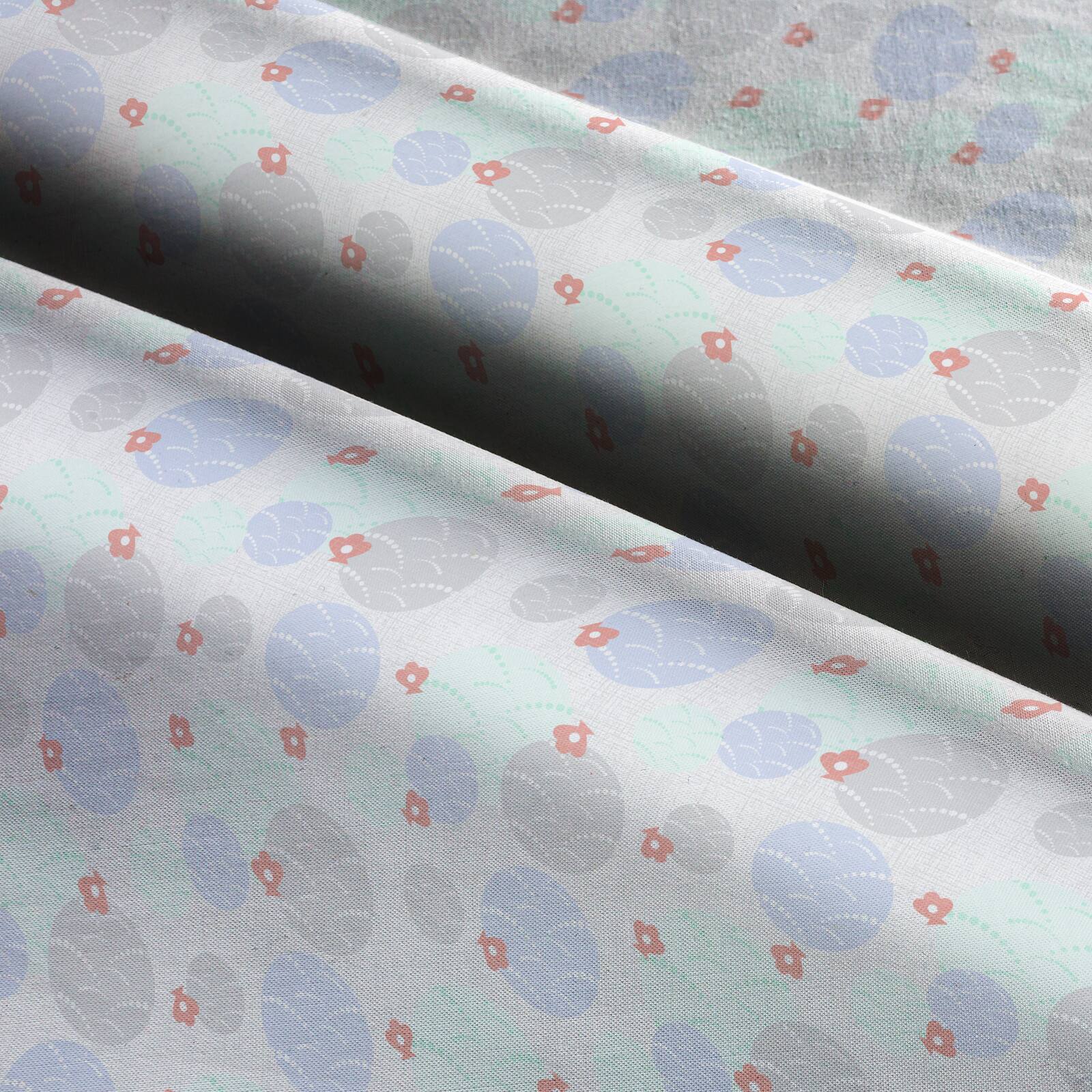 Springs Creative Mermaid Fun Circle Cotton Fabric