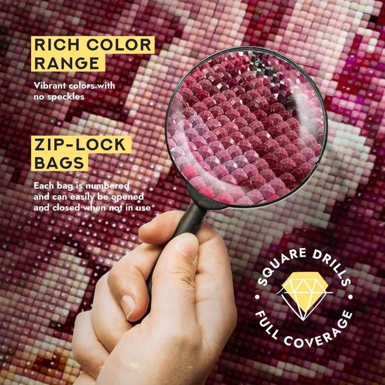 Wizardi Cappuccino Diamond Painting Kit