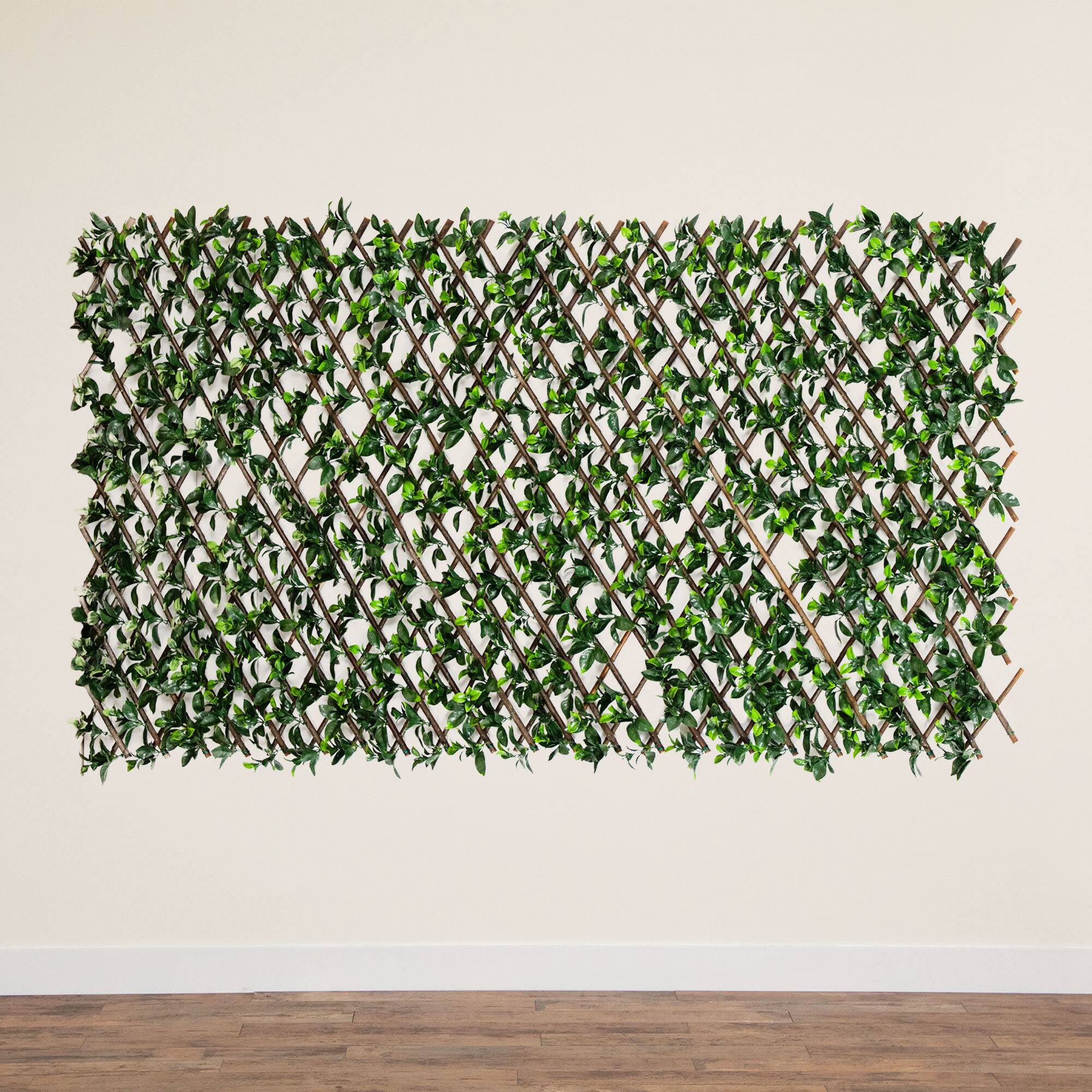 40" x 80" Artificial Gardenia Expandable Privacy Fence Screen