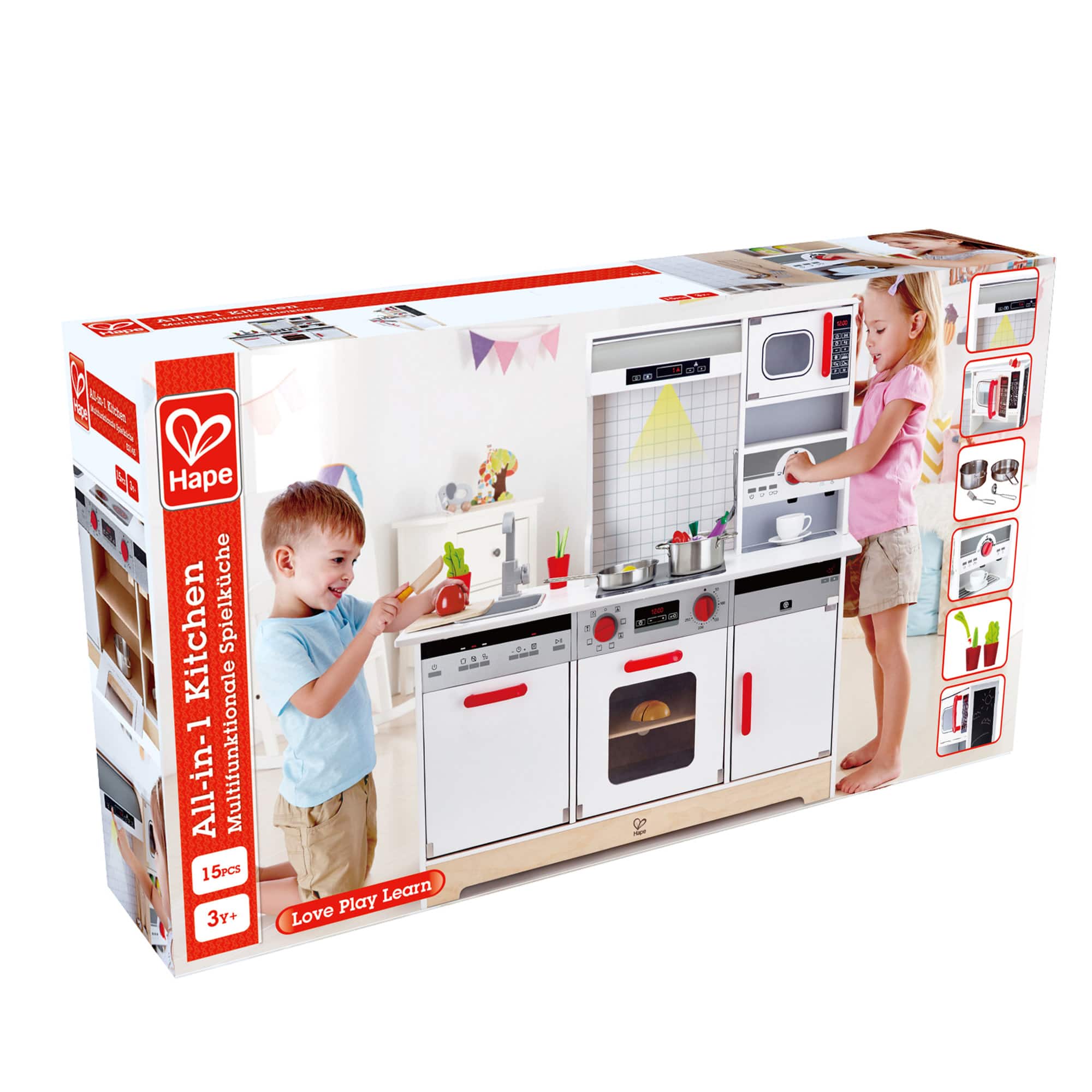 Hape All-In-1 Kitchen Kid&#x27;s Wooden Toy Playset