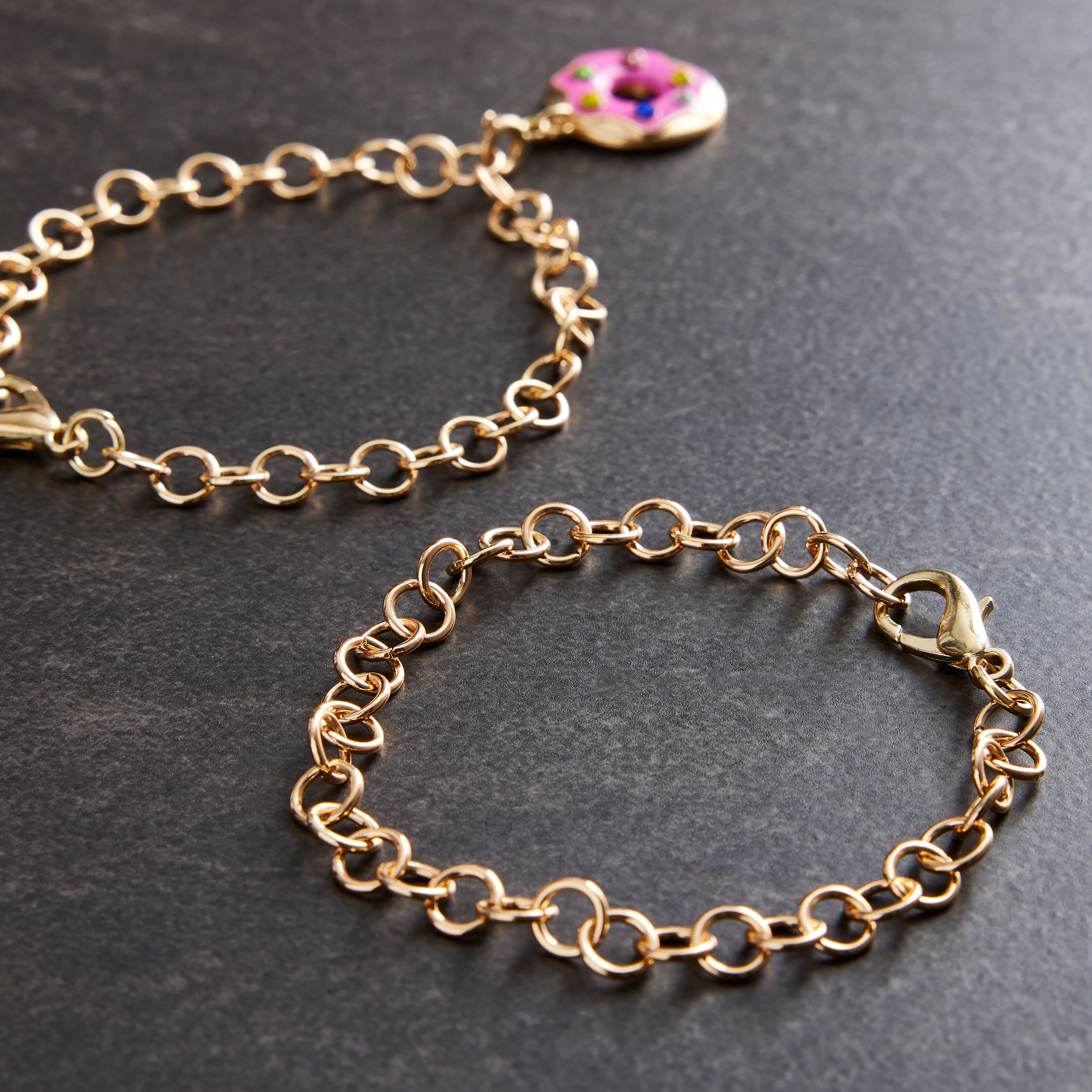 12 Packs: 2 ct. (24 total) Gold Chain Bracelets by Creatology&#x2122;