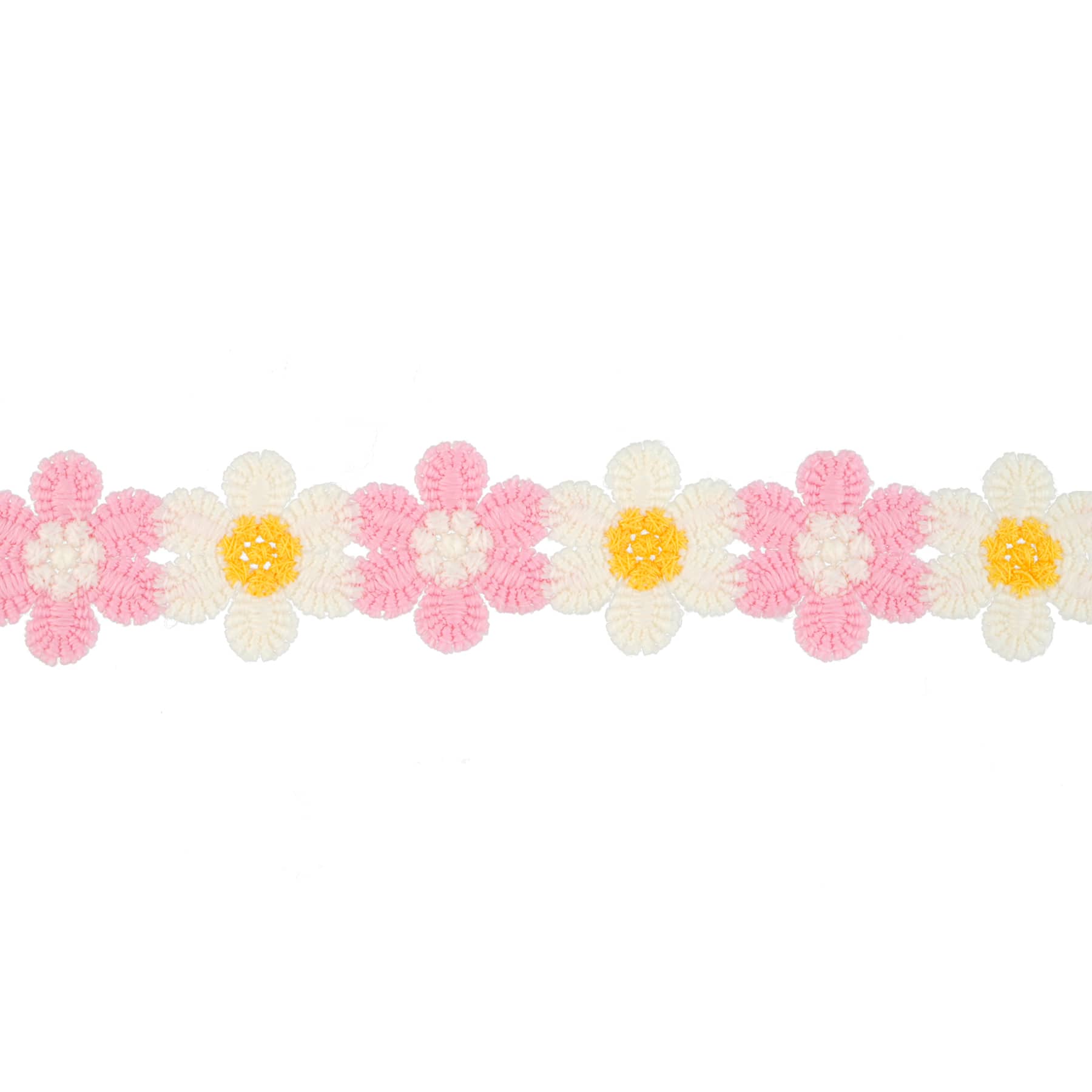 1.1&#x22; Embroidered Flower Trim by Celebrate It&#xAE;