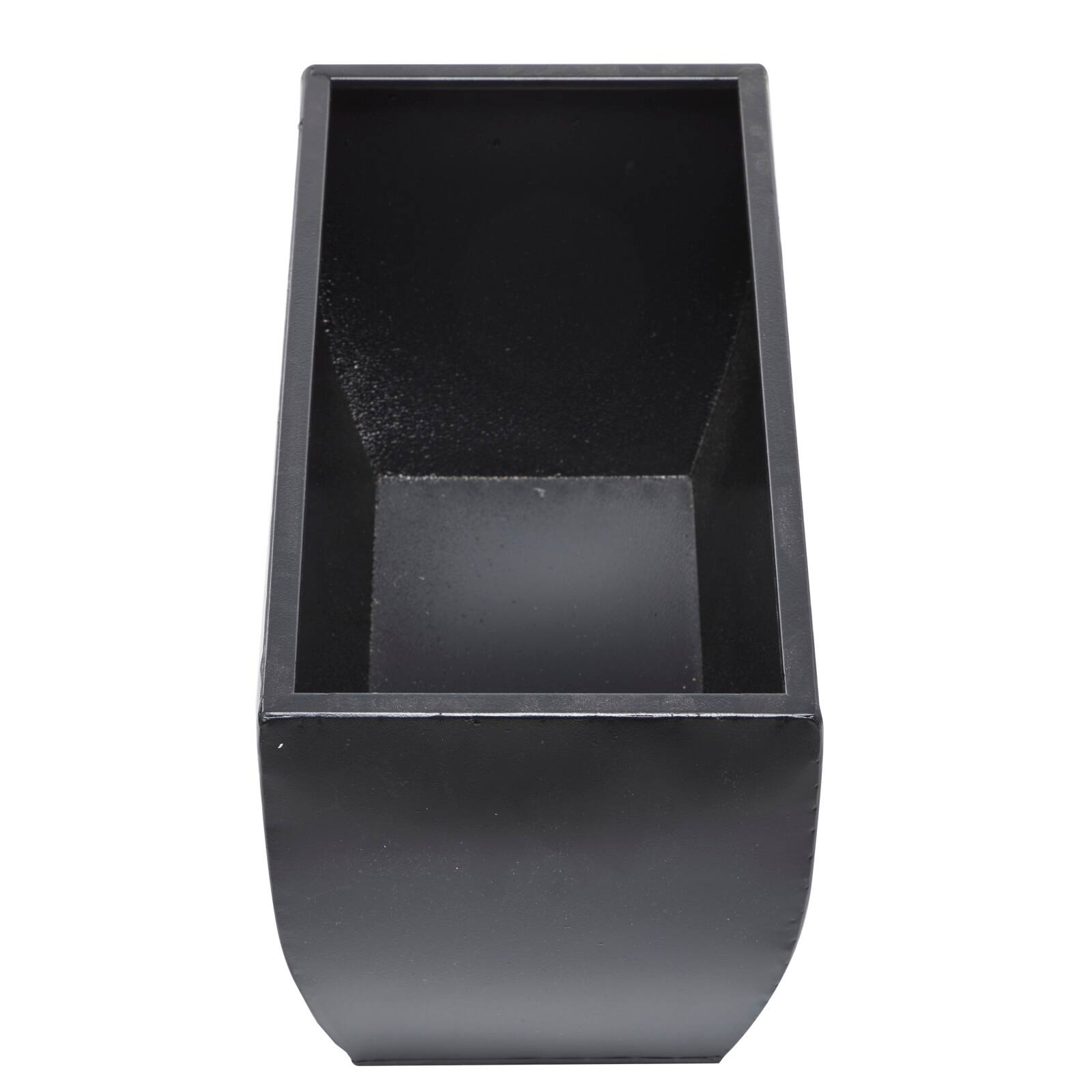 Black Modern Planter, Set of 3" 20", 18", 16"