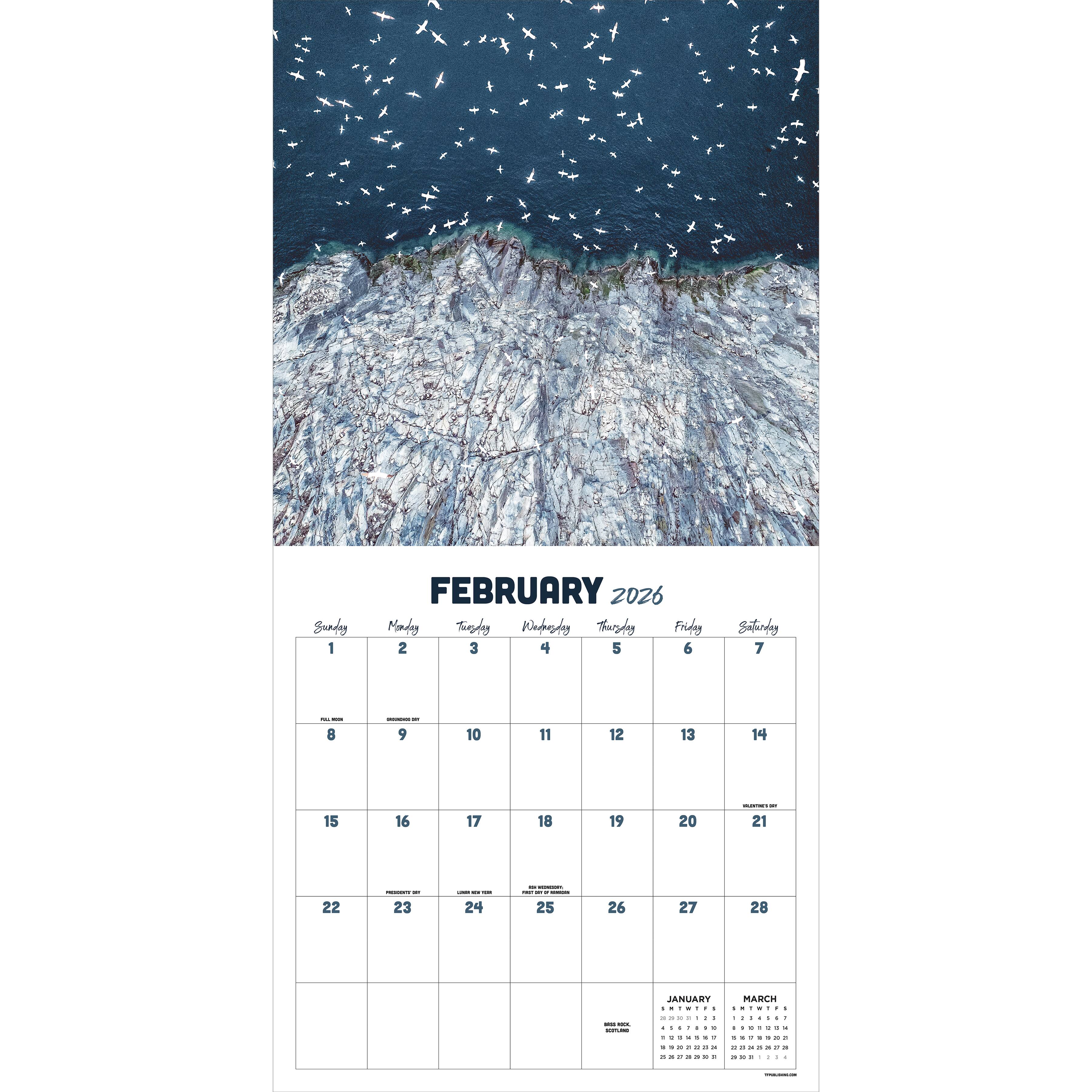 2026 Landscapes Wall Calendar
