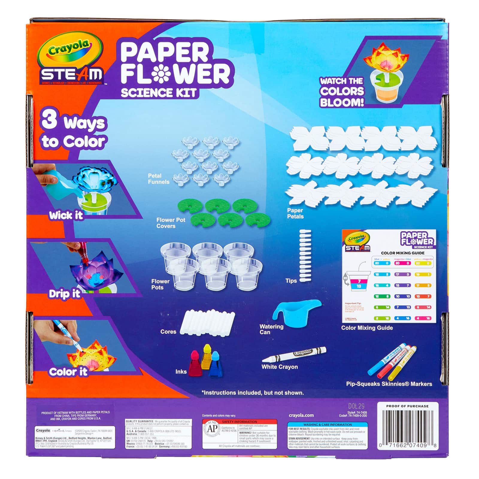 Crayola&#xAE; STEAM Paper Flower Science Kit