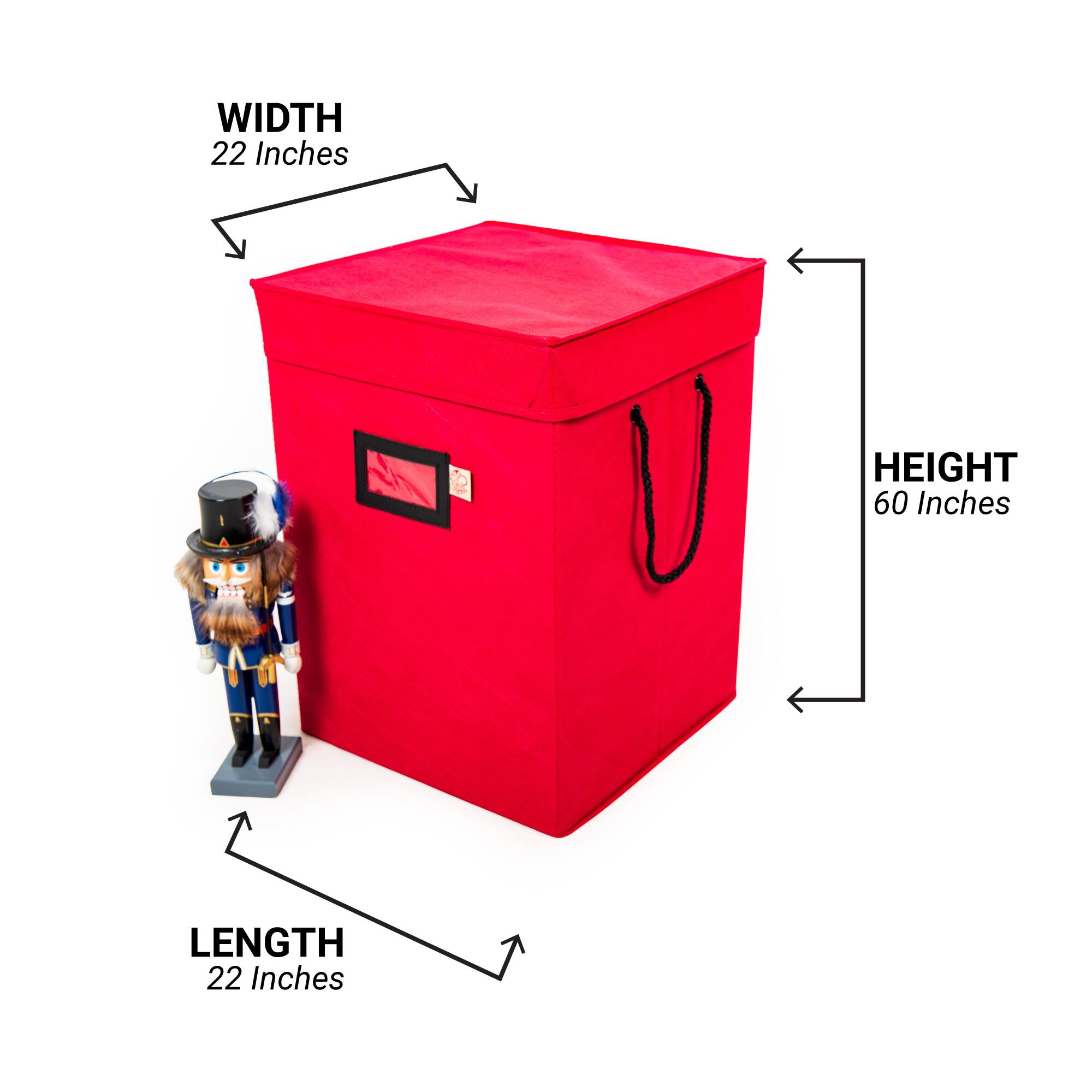 Santa's Bags 17" Red Nutcracker Collectibles Storage Box