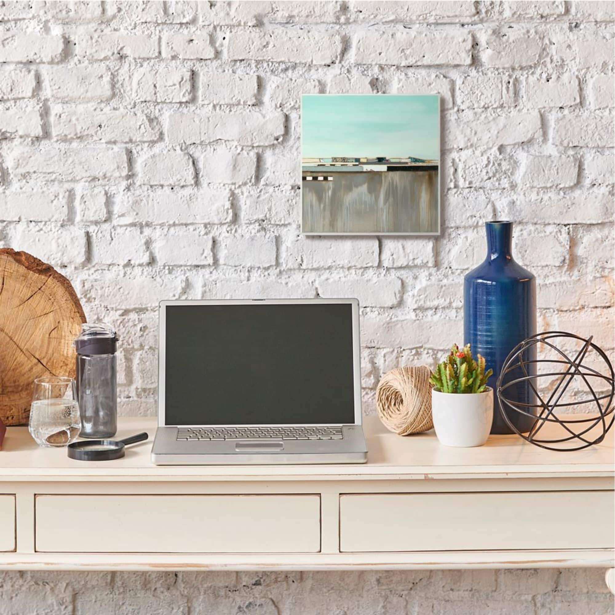 Stupell Industries Urban Landscape Collage Unique Patterned Shapes Wood Wall Plaque