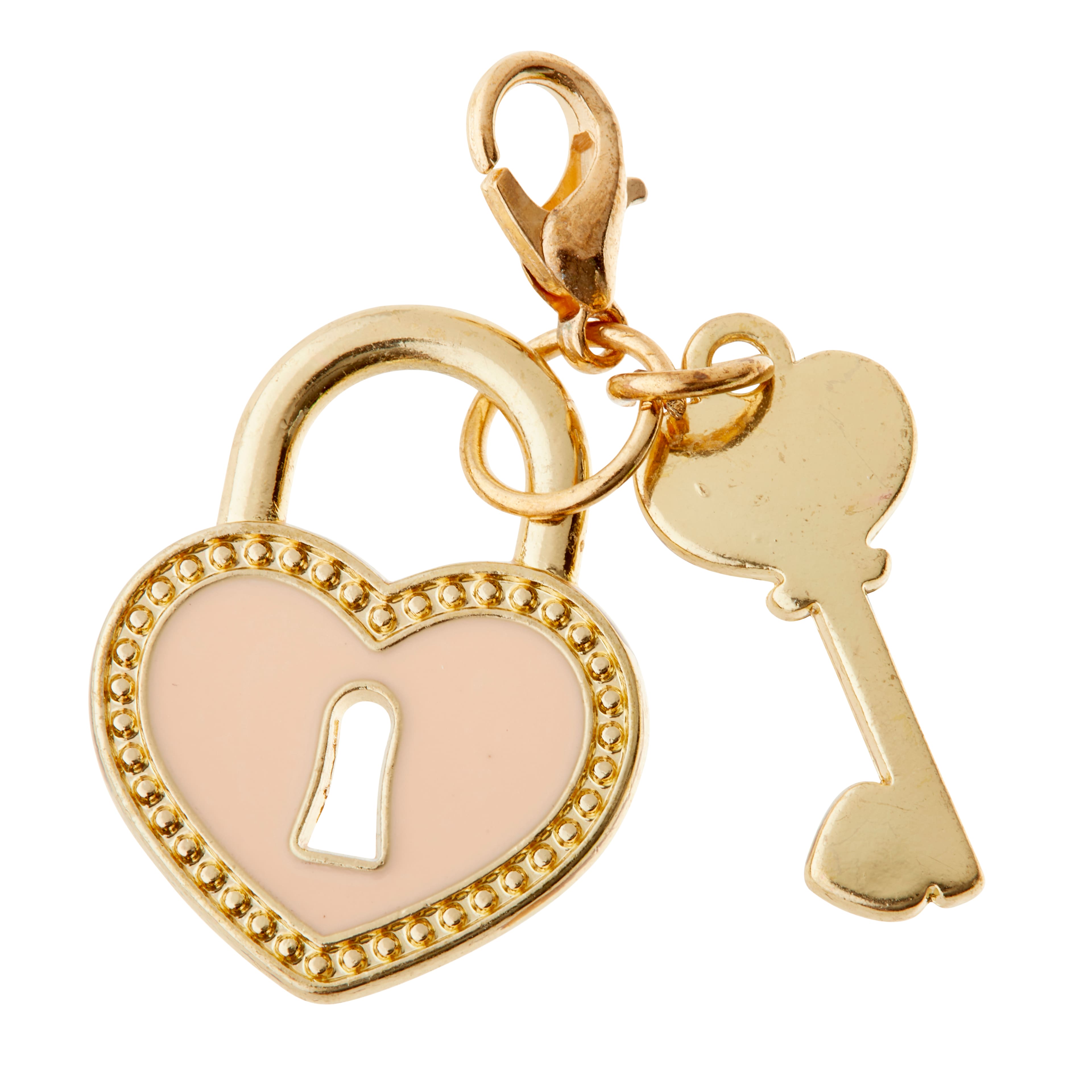 Heart Lock Charm by Bead Landing™ Michaels - Main Image