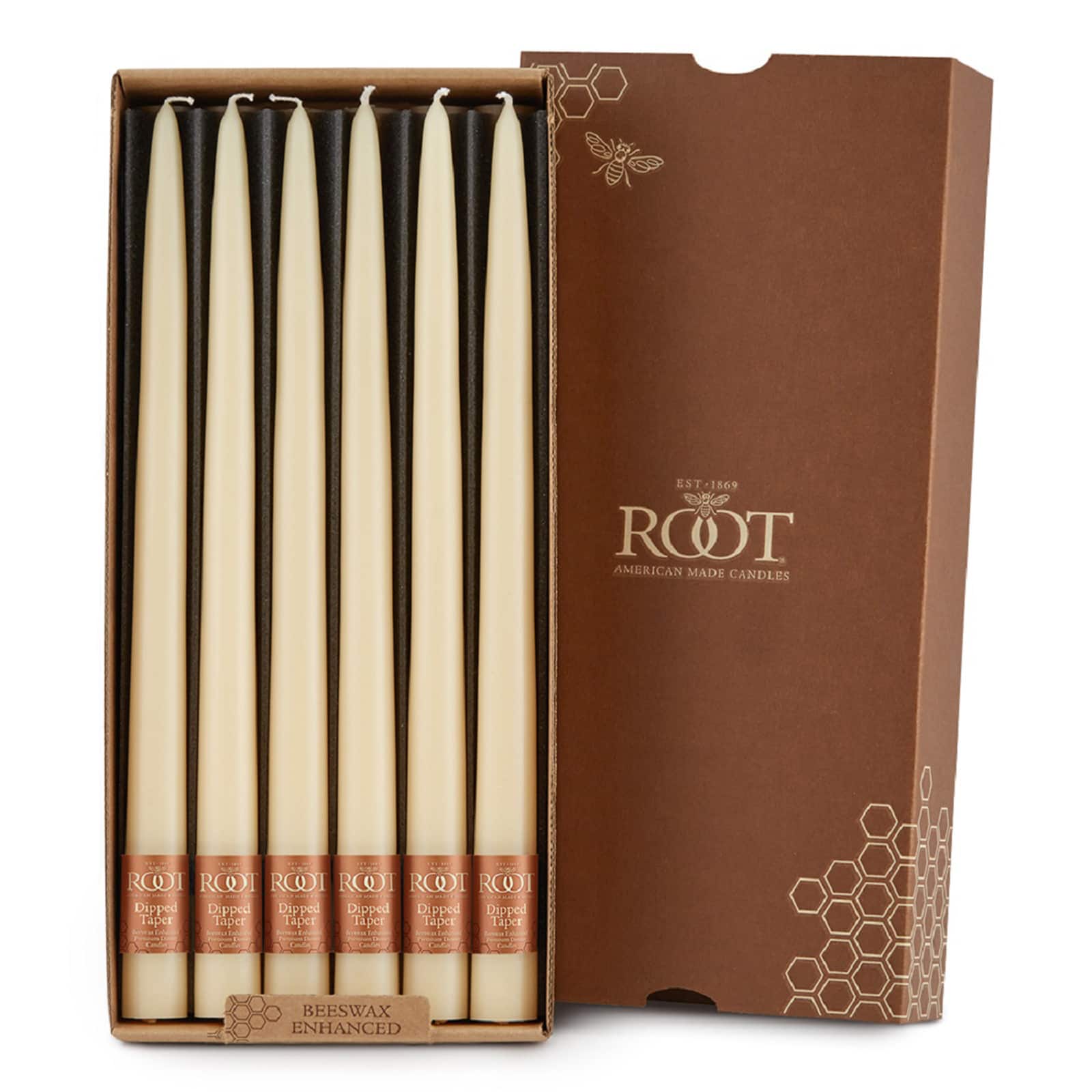 Root Candles 12" Unscented Taper Candles, 12ct.