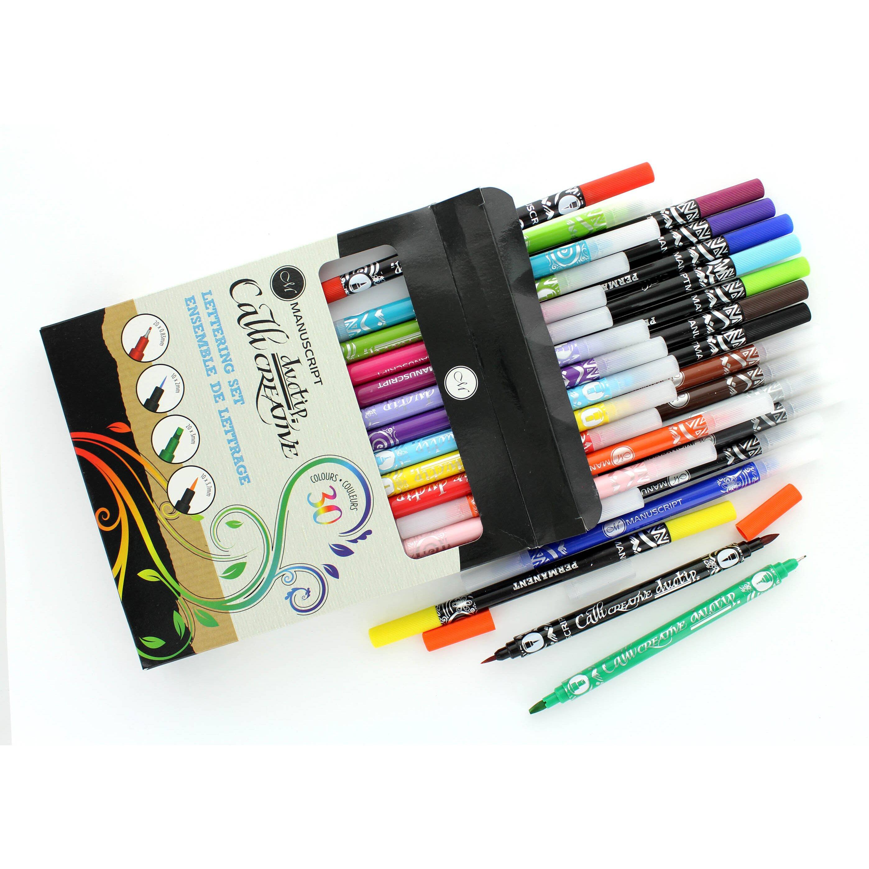 Manuscript Callicreative 30 Color Duotip Marker Set