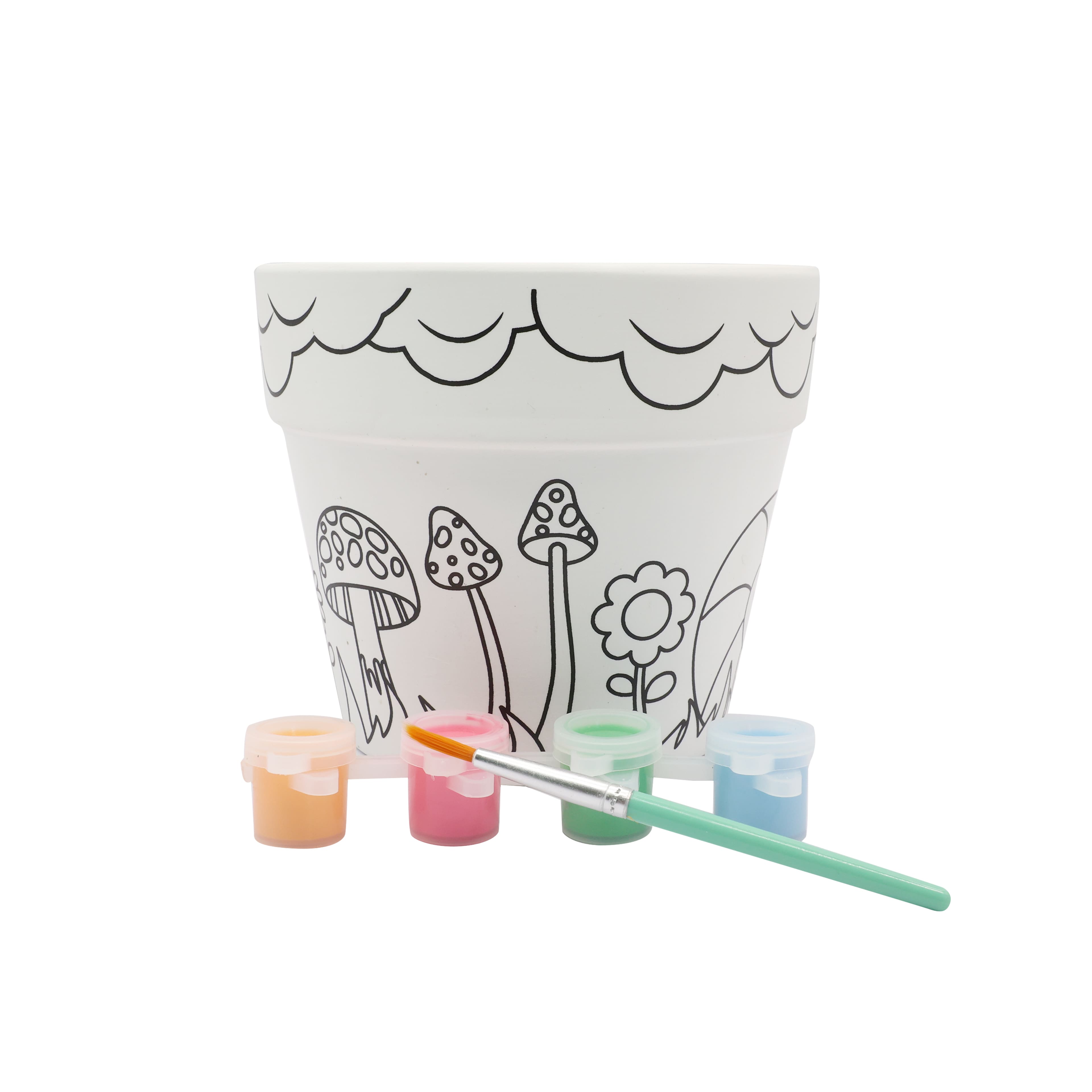 Snail Ceramic Flower Pot Kit by Creatology&#x2122;