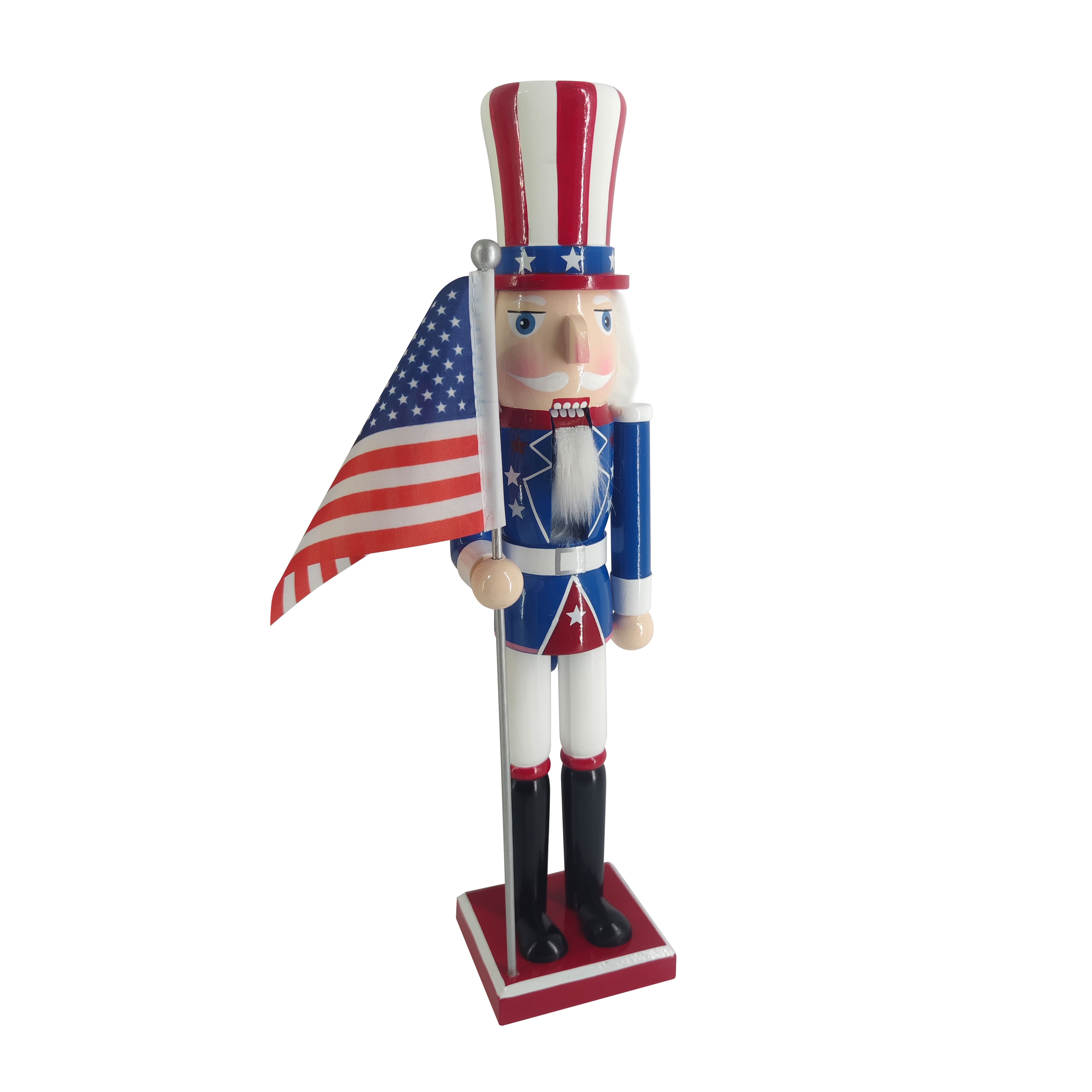 16&#x22; USA Flag Nutcracker by Celebrate It&#x2122;