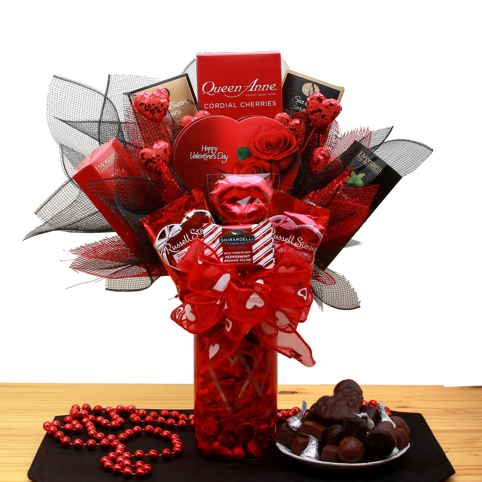 You're My Hearts Desire Chocolate Valentine Bouquet