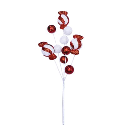 red and white candy pick