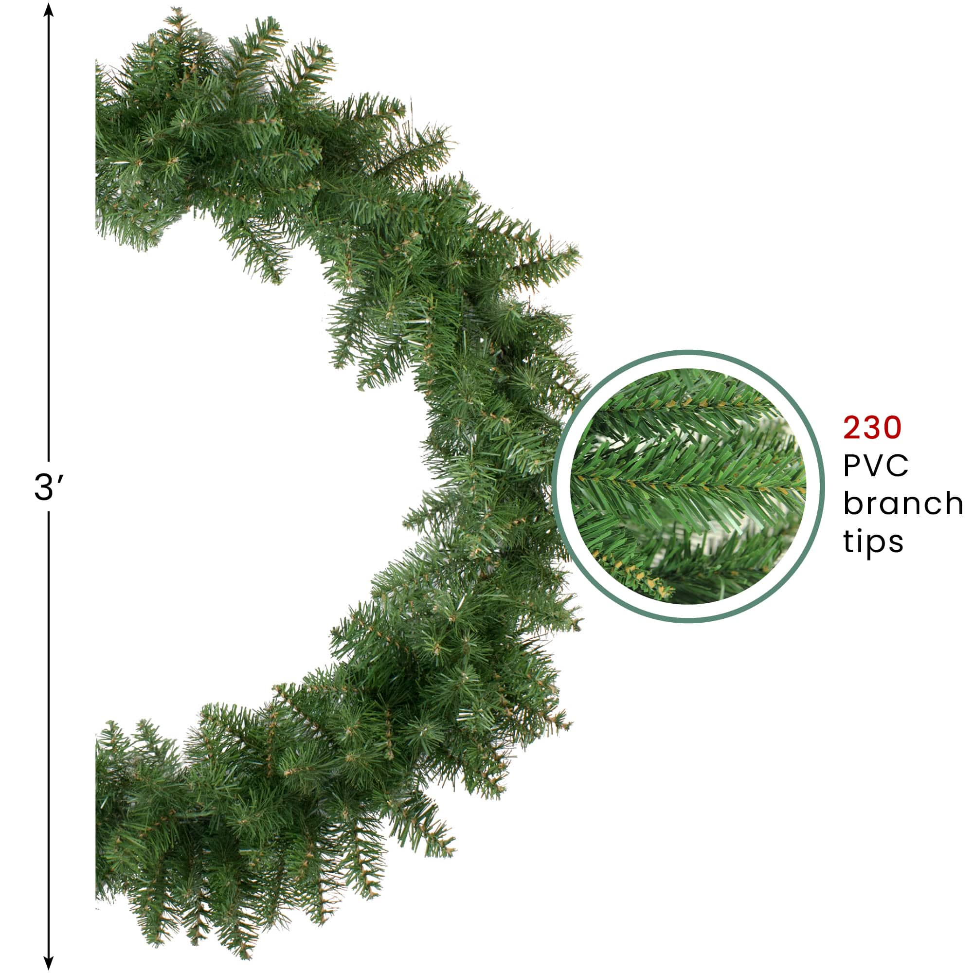 36&#x22; Buffalo Fir Artificial Wreath