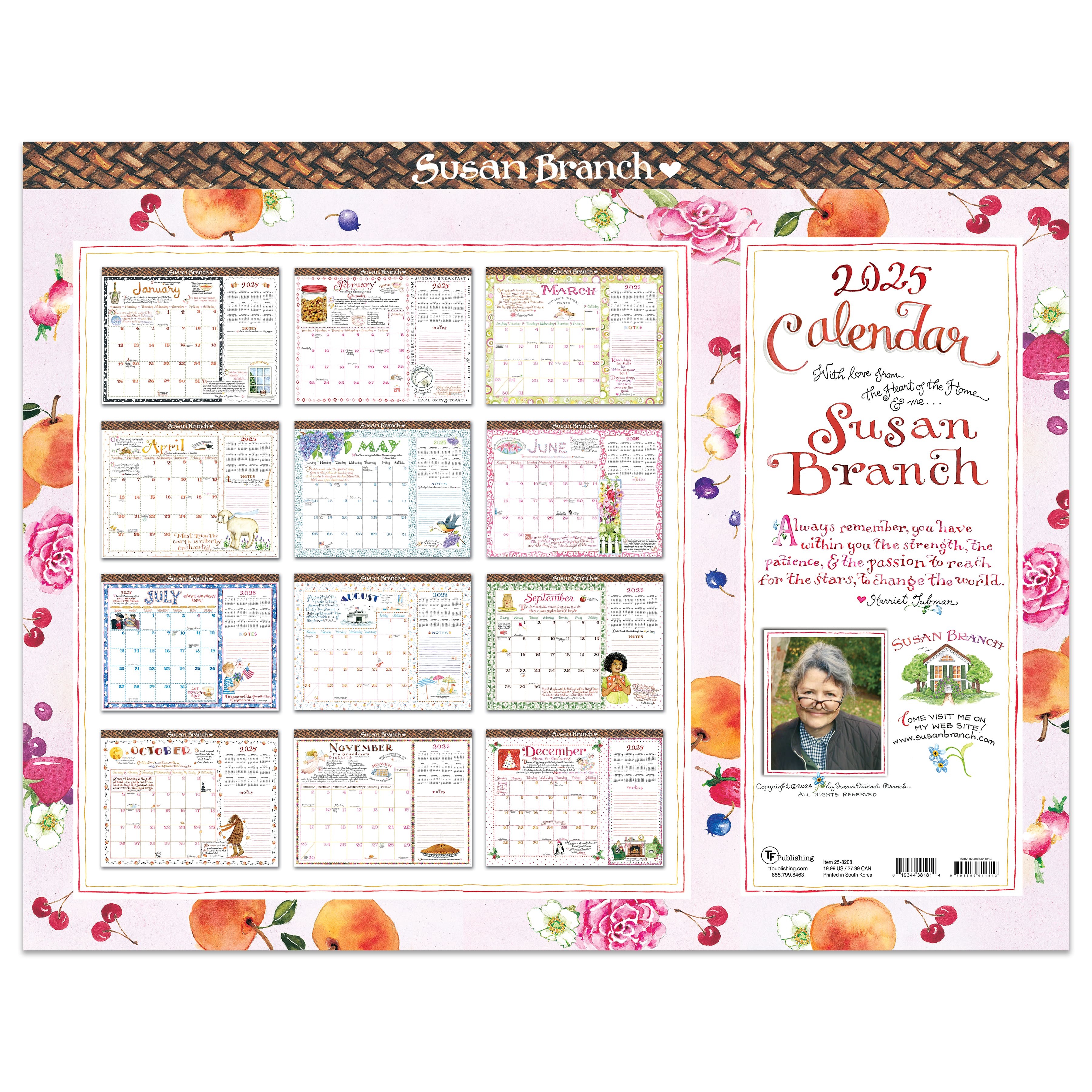 Susan Branch Desk Calendar 2025