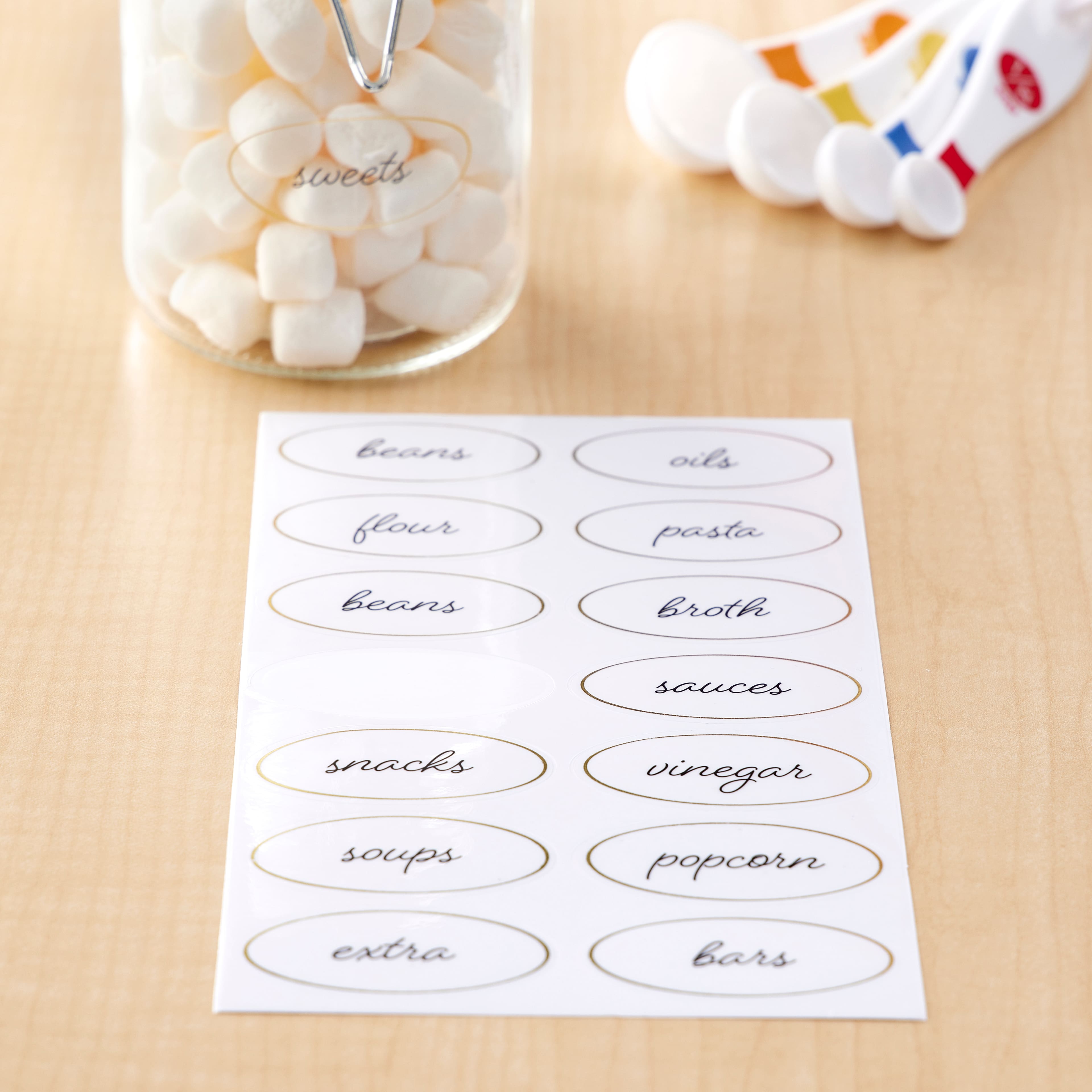 Clear Oval Household Label Stickers by Recollections&#x2122;
