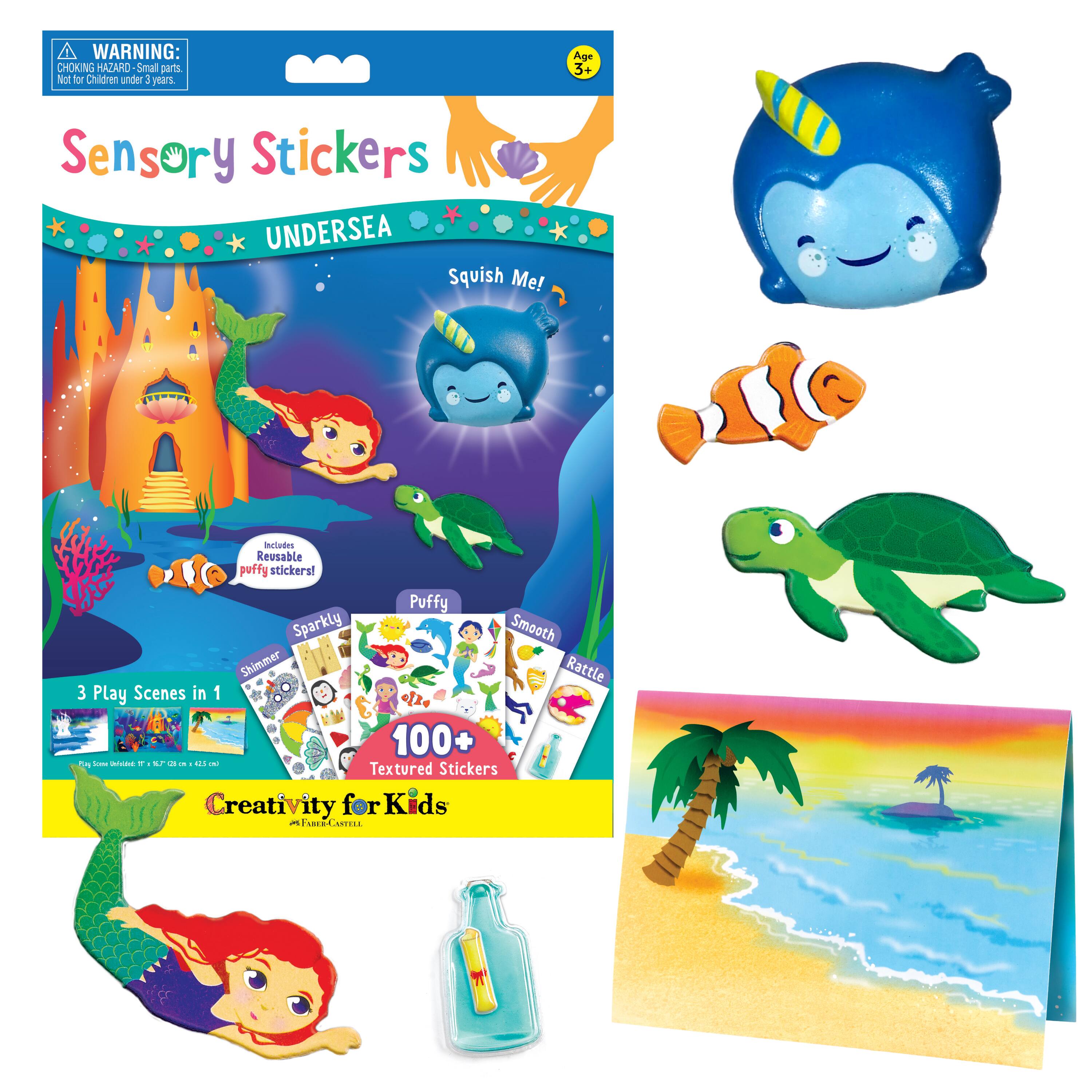 Creativity for Kids&#xAE; Undersea Sensory Stickers