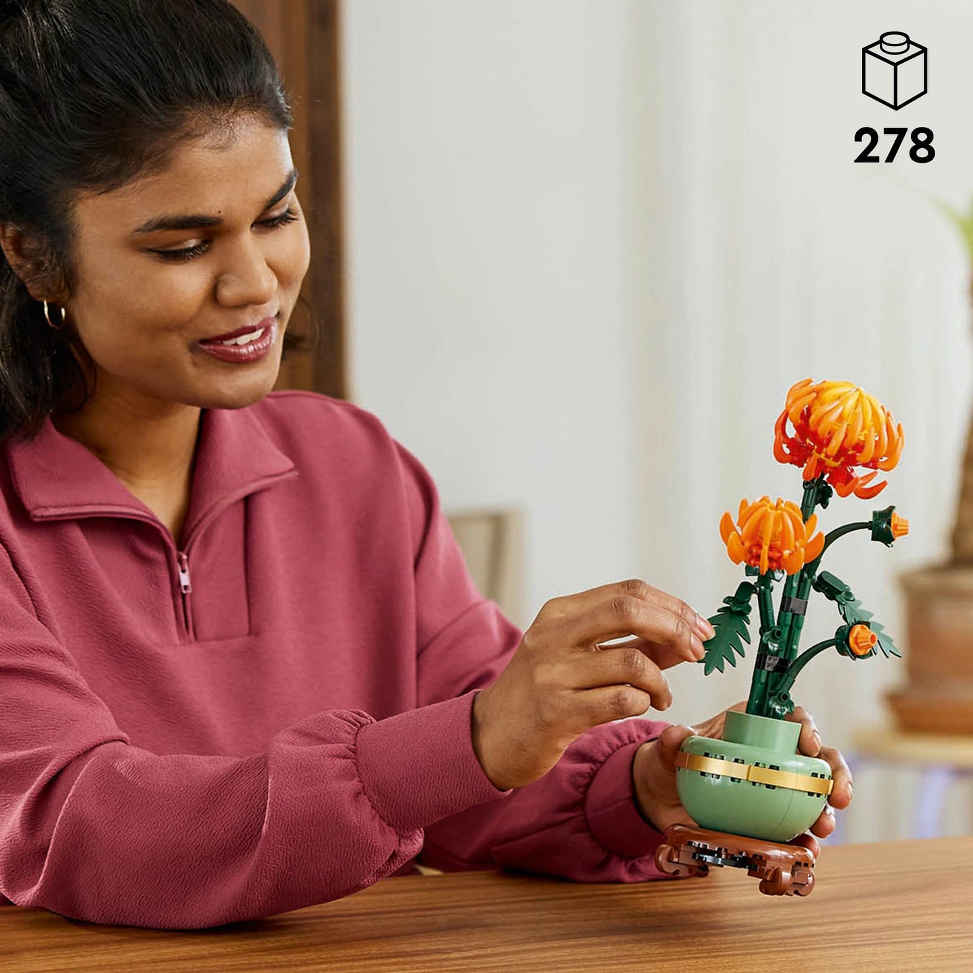 LEGO&#xAE; Botanicals Chrysanthemum Flower Decor Building Set 10368