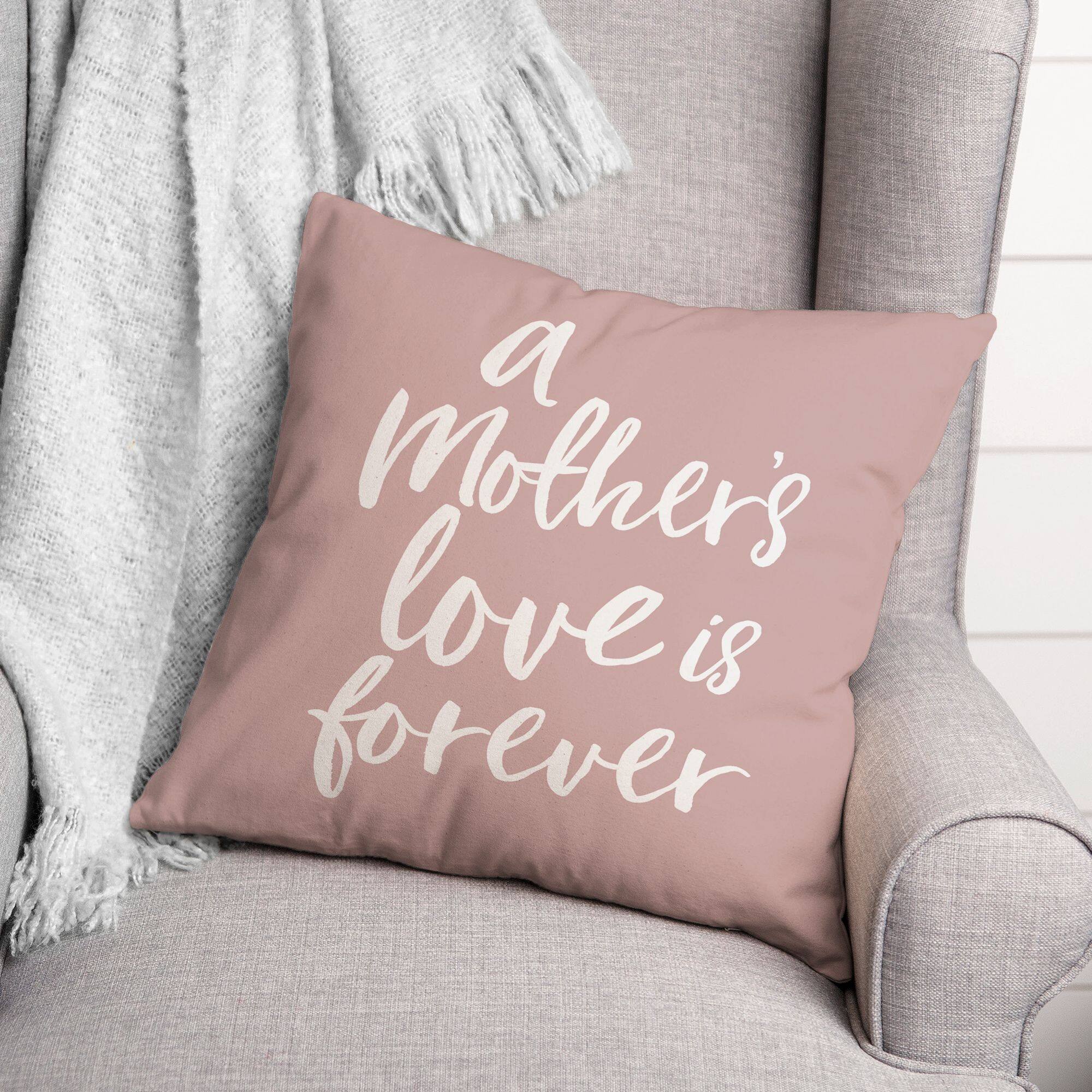 A Mother's Love Throw Pillow