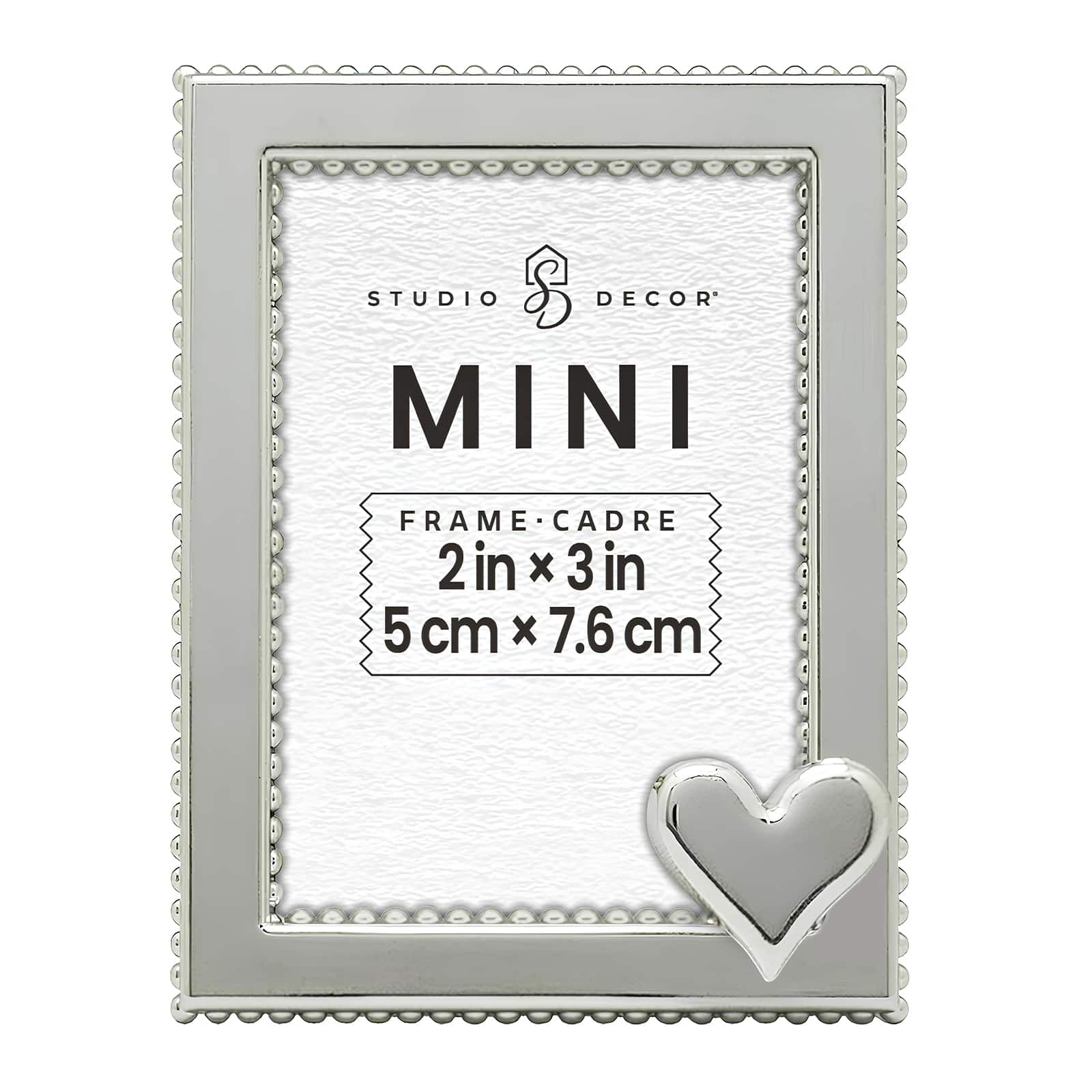 Mini Silver Heart Frame by Studio Décor®