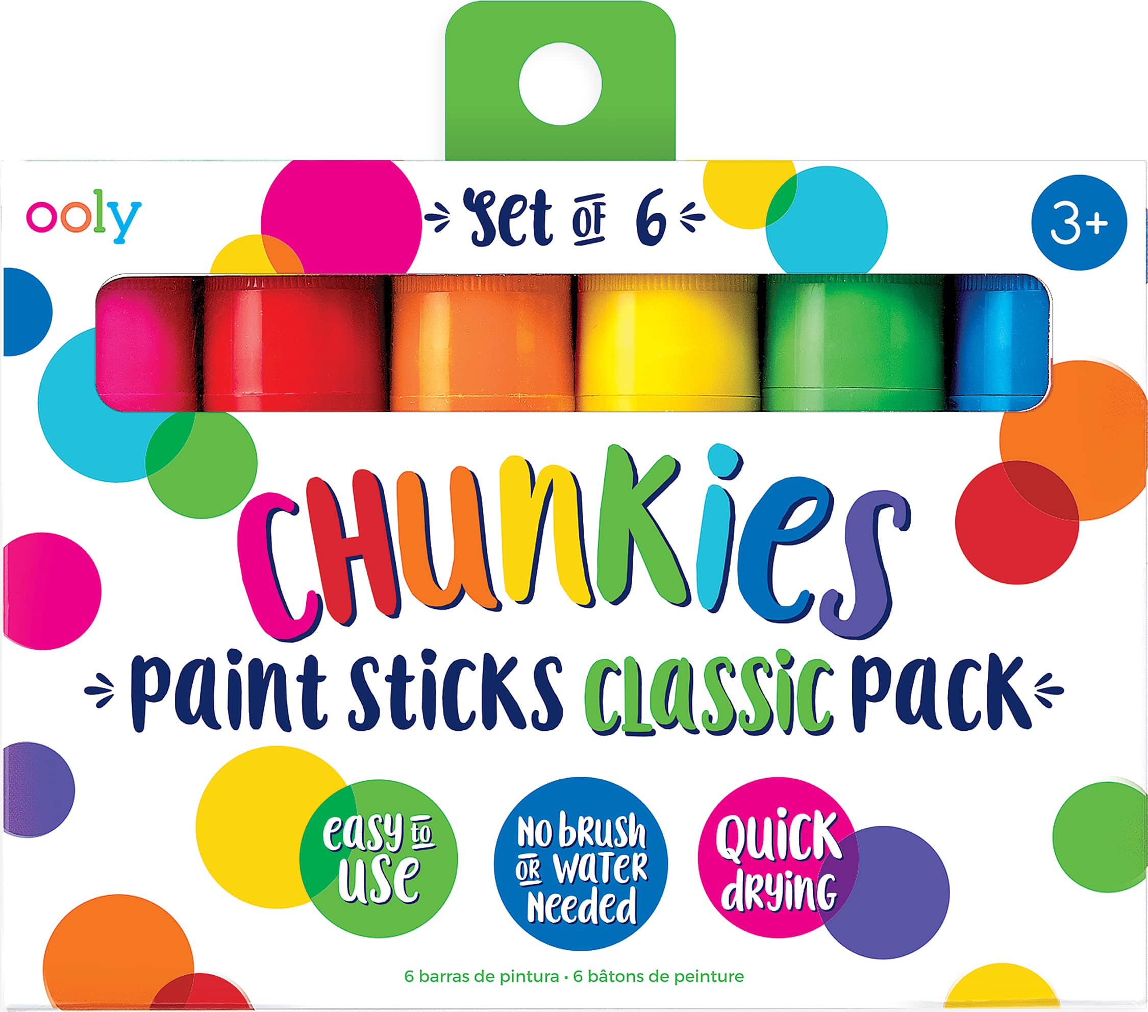 OOLY Chunkies Classic Paint Sticks, 6ct.