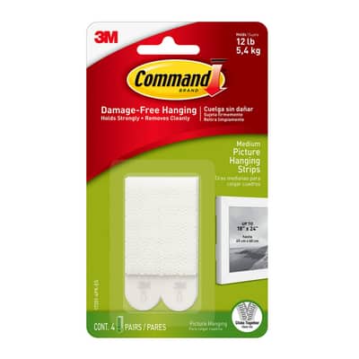 3M Command™ Medium Picture Hanging Strips | Michaels®