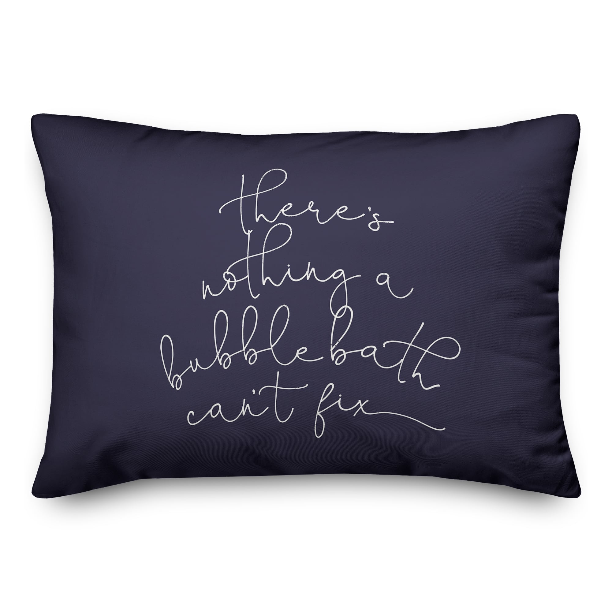 Bubble Bath 20" x 14" Throw Pillow