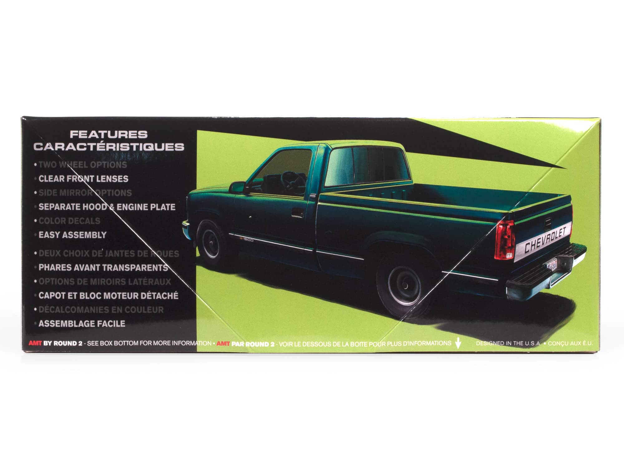 AMT® 1992 Chevy Silverado Fleetside Short Bed Pickup Easy Build 1:25 Scale Model Kit