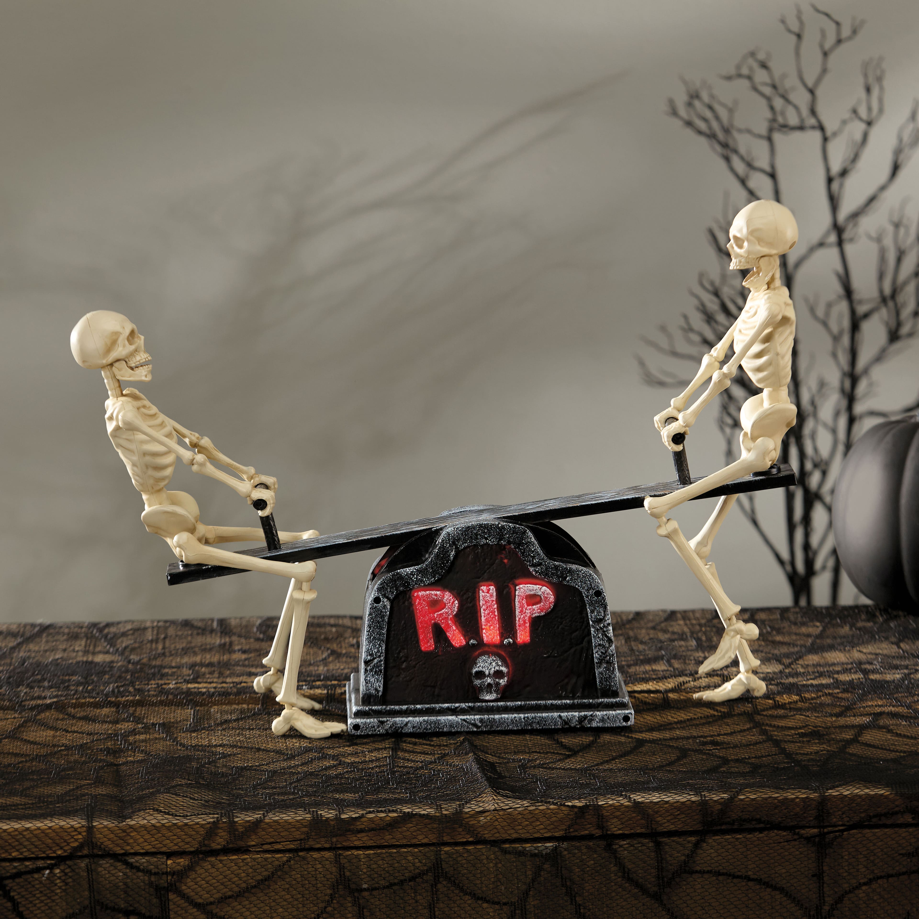 17.7" Animated See-Saw Skeleton by Ashland®