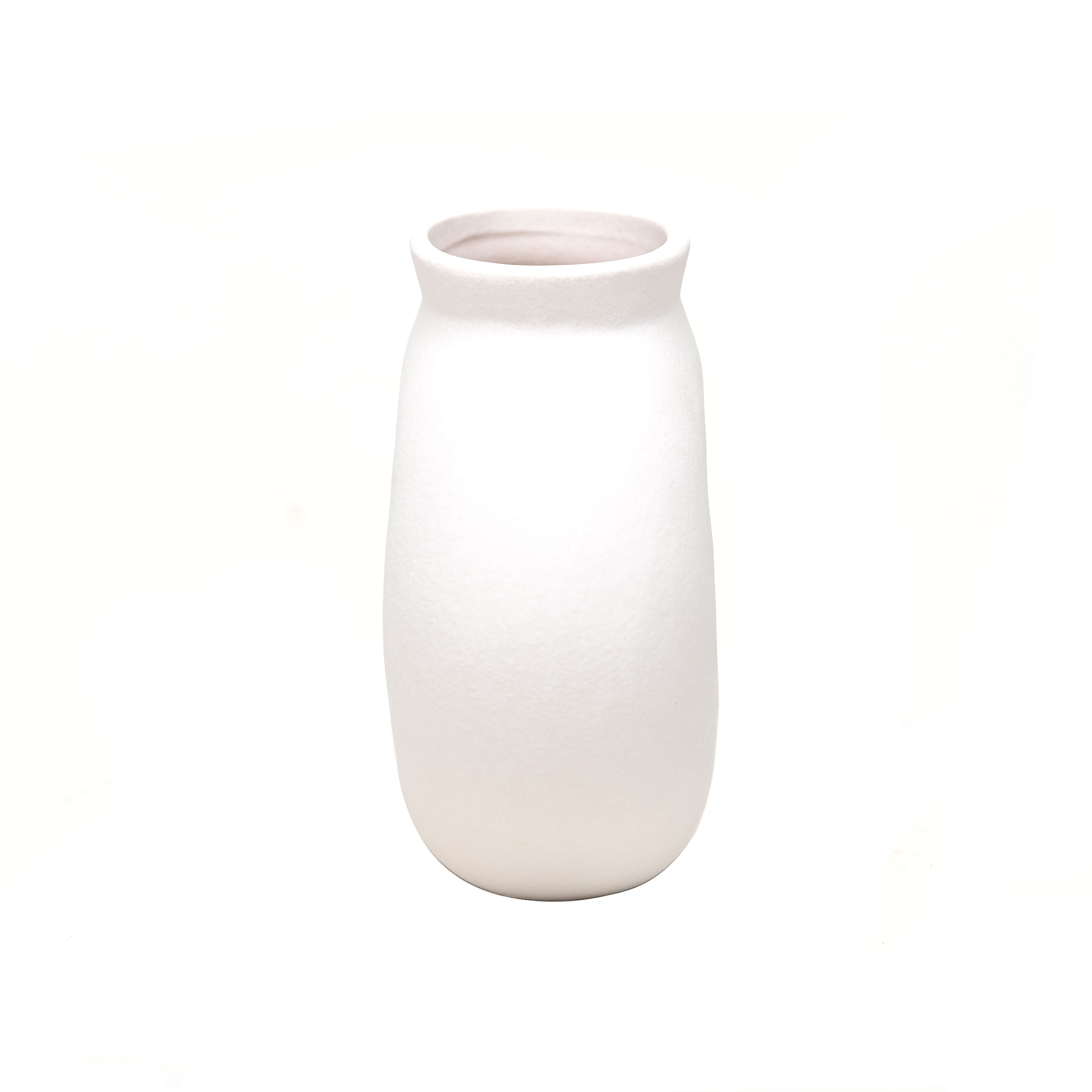 7.5&#x22; White Round Ceramic Vase by Ashland&#xAE;