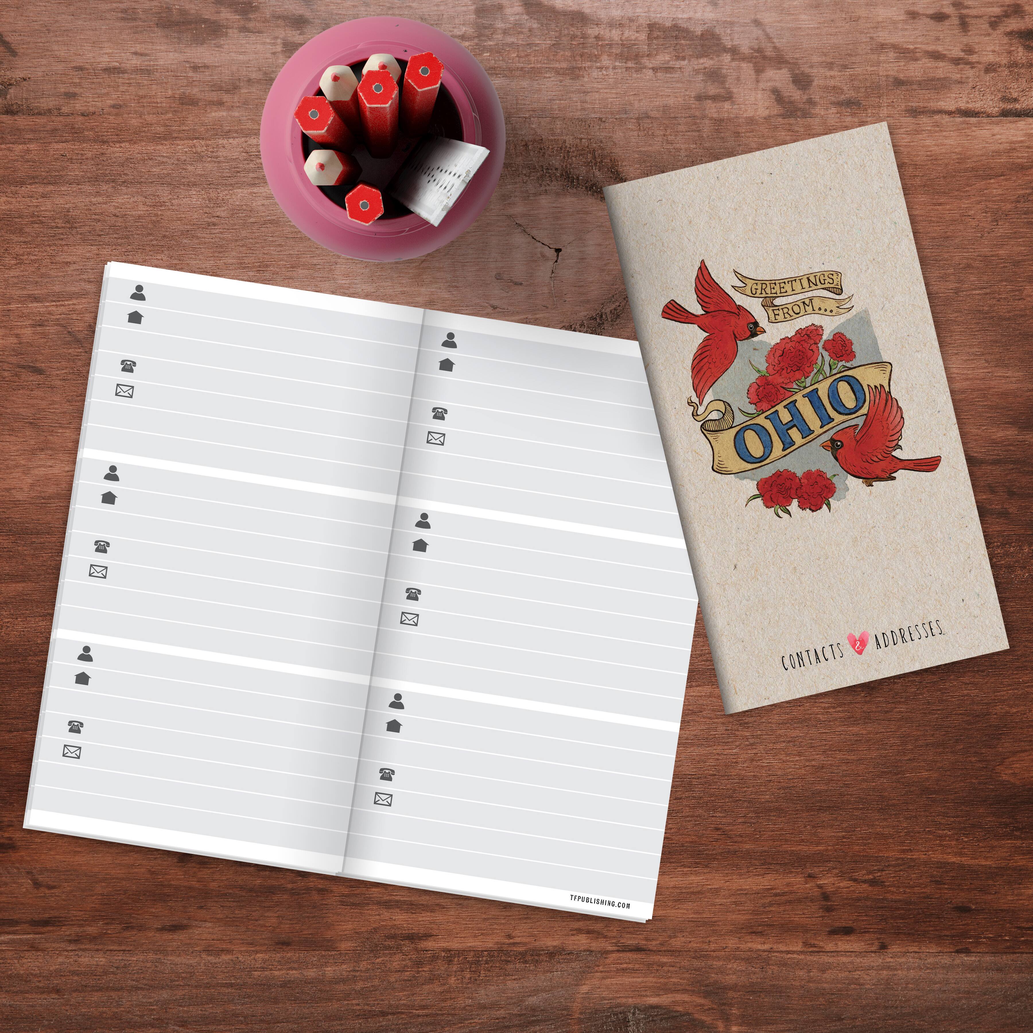 TF Publishing Ohio Address Book
